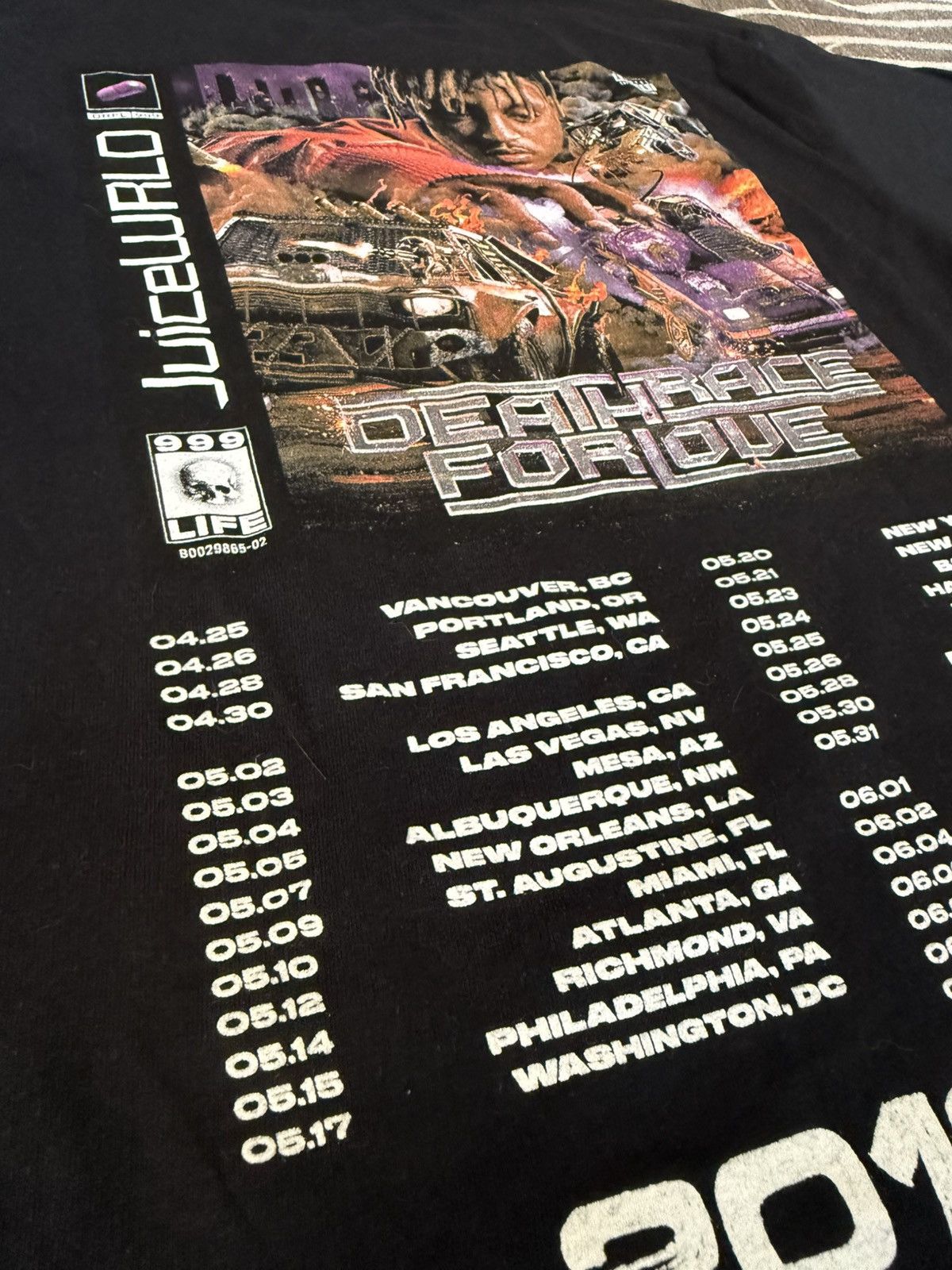 999 Club Juice Wrld Death Race For Love Tour Long Sleeve Size US S / EU 44-46 / 1 - 7 Thumbnail