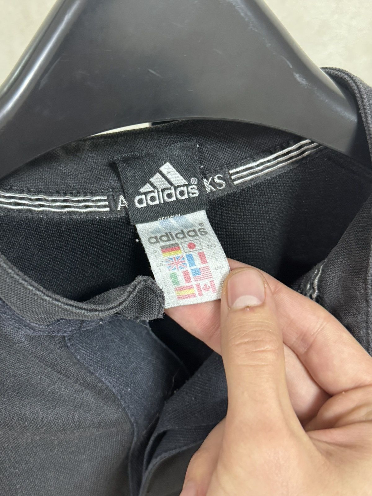 Adidas Rare Vintage Adidas New Zealand All Blacks Rugby Jersey Size US L / EU 52-54 / 3 - 16 Thumbnail