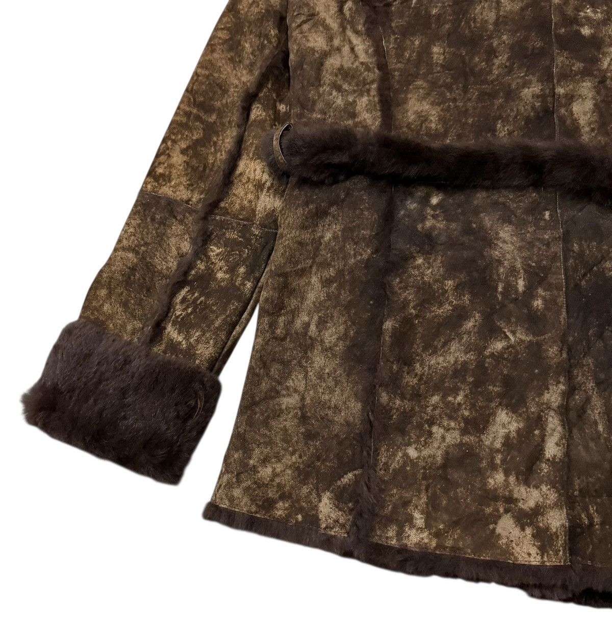 If Six Was Nine Vintage The Ballroom Rabbit Fur Hybrid Pigskin Leather Jaket Size S / US 4 / IT 40 - 11 Thumbnail