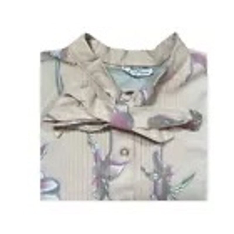 Other Alfred Dunner Women’s Beige Floral Shirt w/Long Sleeves 16 Size XXL / US 16-18 / IT 52-54 - 2 Thumbnail