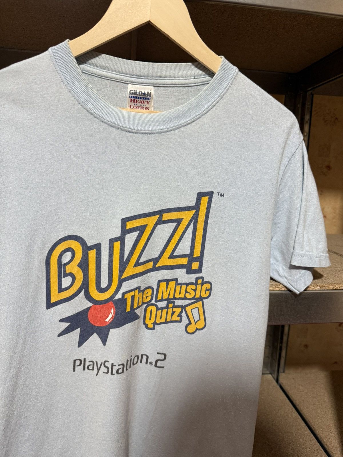Microsoft Vintage 2000’s Buzz! The Music Quiz PlayStation 2 T-Shirt Size US S / EU 44-46 / 1 - 3 Thumbnail