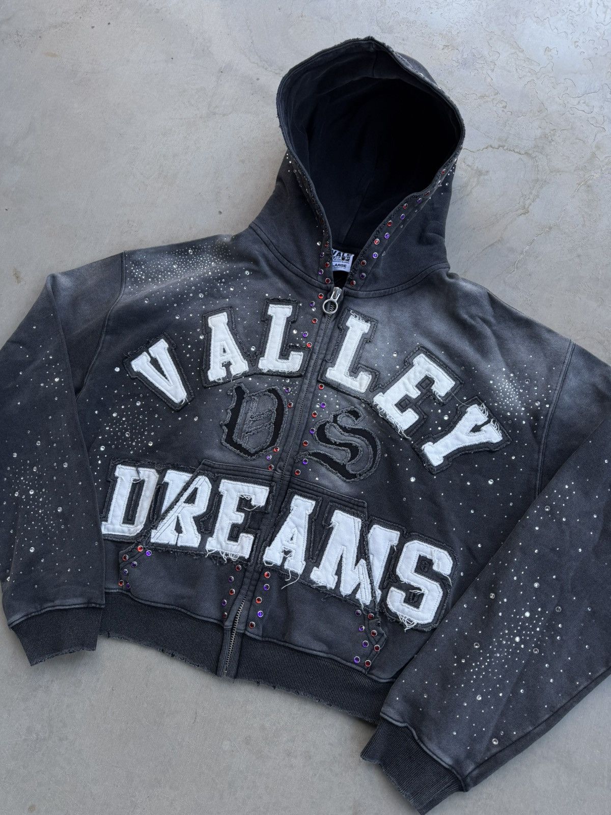 Vale Vale Forever Classico Zip-Up Hoodie – Black | Size XL Size US XL / EU 56 / 4 - 2 Thumbnail