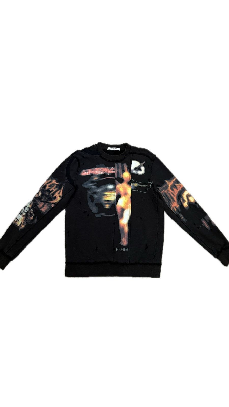 Designer × Givenchy × Vintage Givenchy Heavy Metal Sweatshirt Size US XS / EU 42 / 0 - 5 Thumbnail