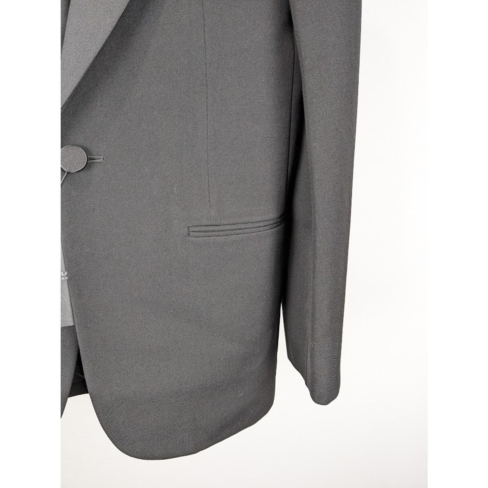 Saint Laurent Paris o1rshd1 Grain De Poudre De Leger Armure Jacket in Black Size US L / EU 52-54 / 3 - 4 Thumbnail