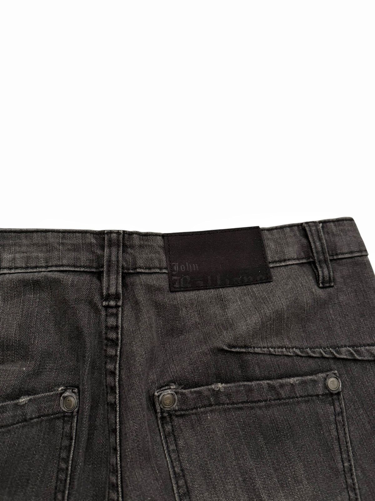 John Galliano 2008 Sz48 Gunslinger Pistol Skinny Denim Size US 32 / EU 48 - 9 Thumbnail