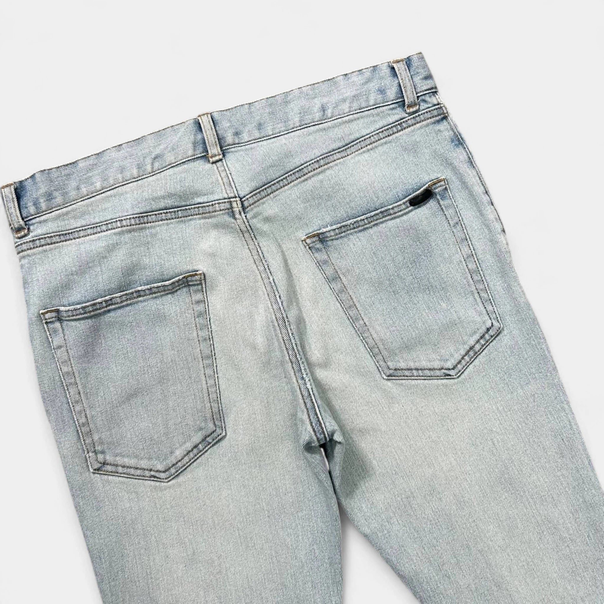 Saint Laurent Paris Saint Laurent Classic Blue Skinny Jeans Size US 29 - 5 Thumbnail