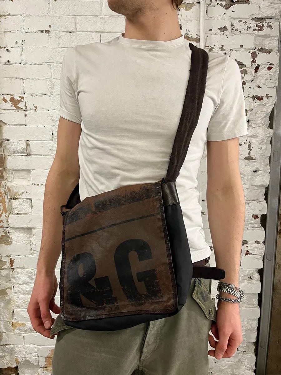 Dolce & Gabbana 2000s Dolce & Gabbana Brown Messenger Shoulder Bag Size ONE SIZE - 2 Thumbnail