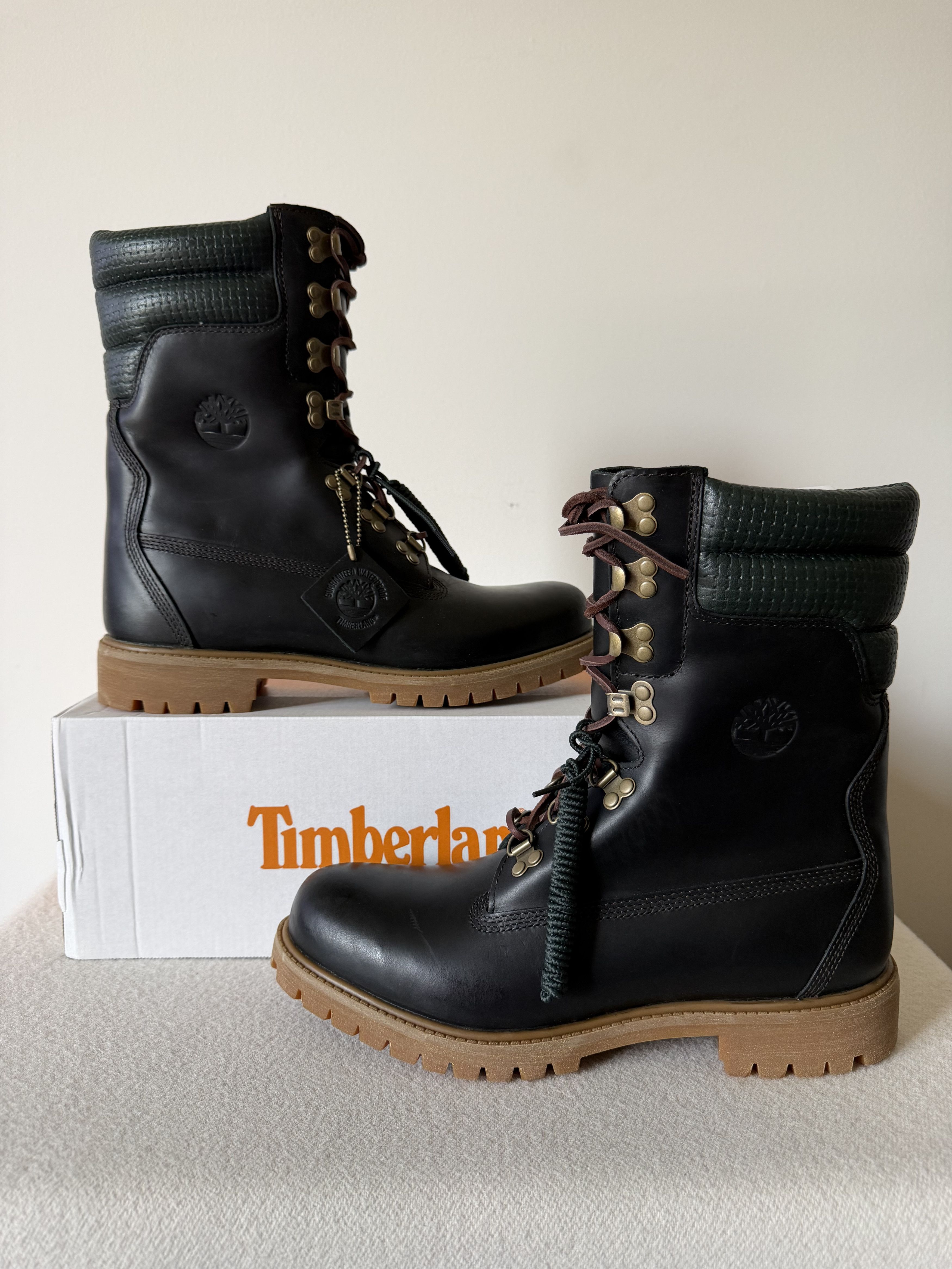 Timberland Timberland Premium Waterproof Super Boots Dark Green Leather Size US 10 / EU 43 - 2 Thumbnail