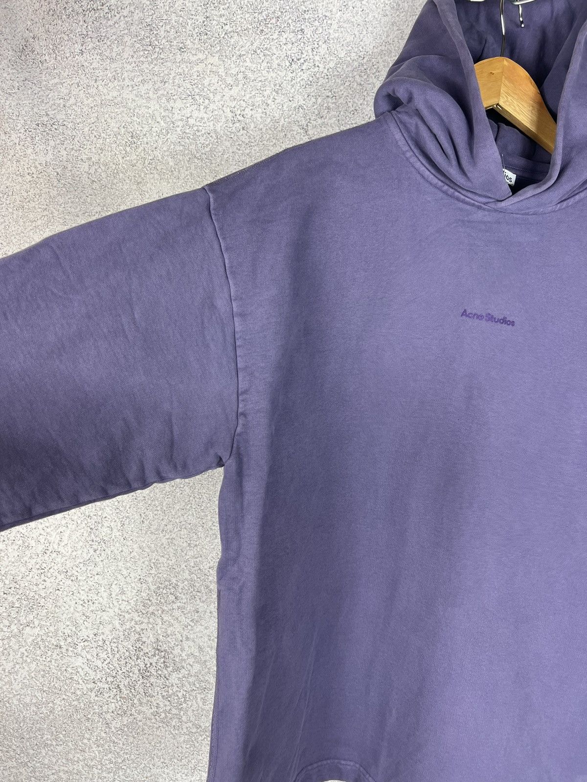 Acne Studios Acne Studios Logo Hooded Sweatshirt Oversized Size US XS / EU 42 / 0 - 5 Thumbnail