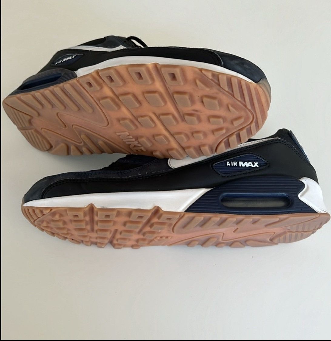 Nike nike air max 90 midnight navy gum Size US 10.5 / EU 43-44 - 7 Thumbnail
