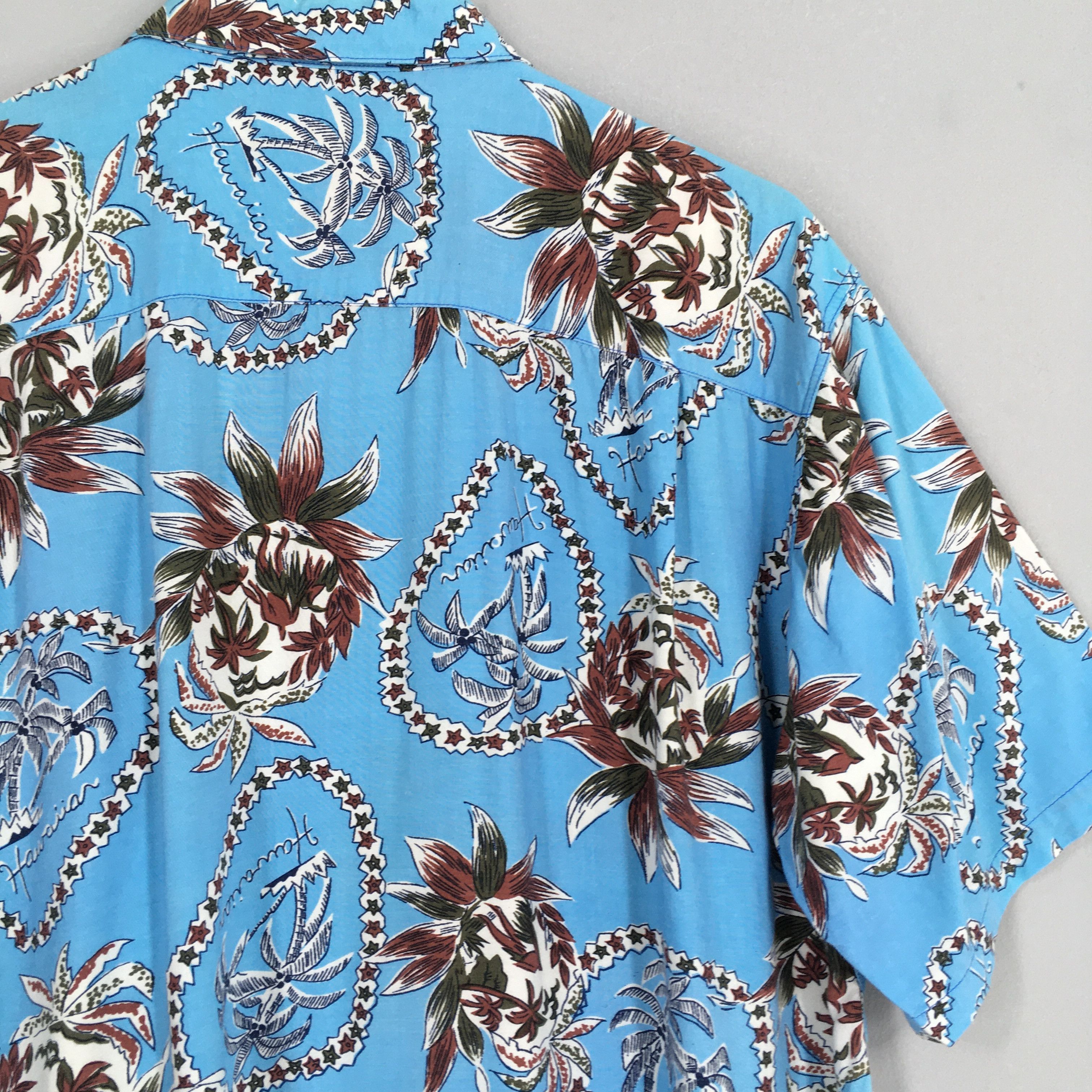 Life's a Beach Vintage Hawaiian Aloha Coconut Tree Rayon Shirt Medium Size US M / EU 48-50 / 2 - 8 Thumbnail