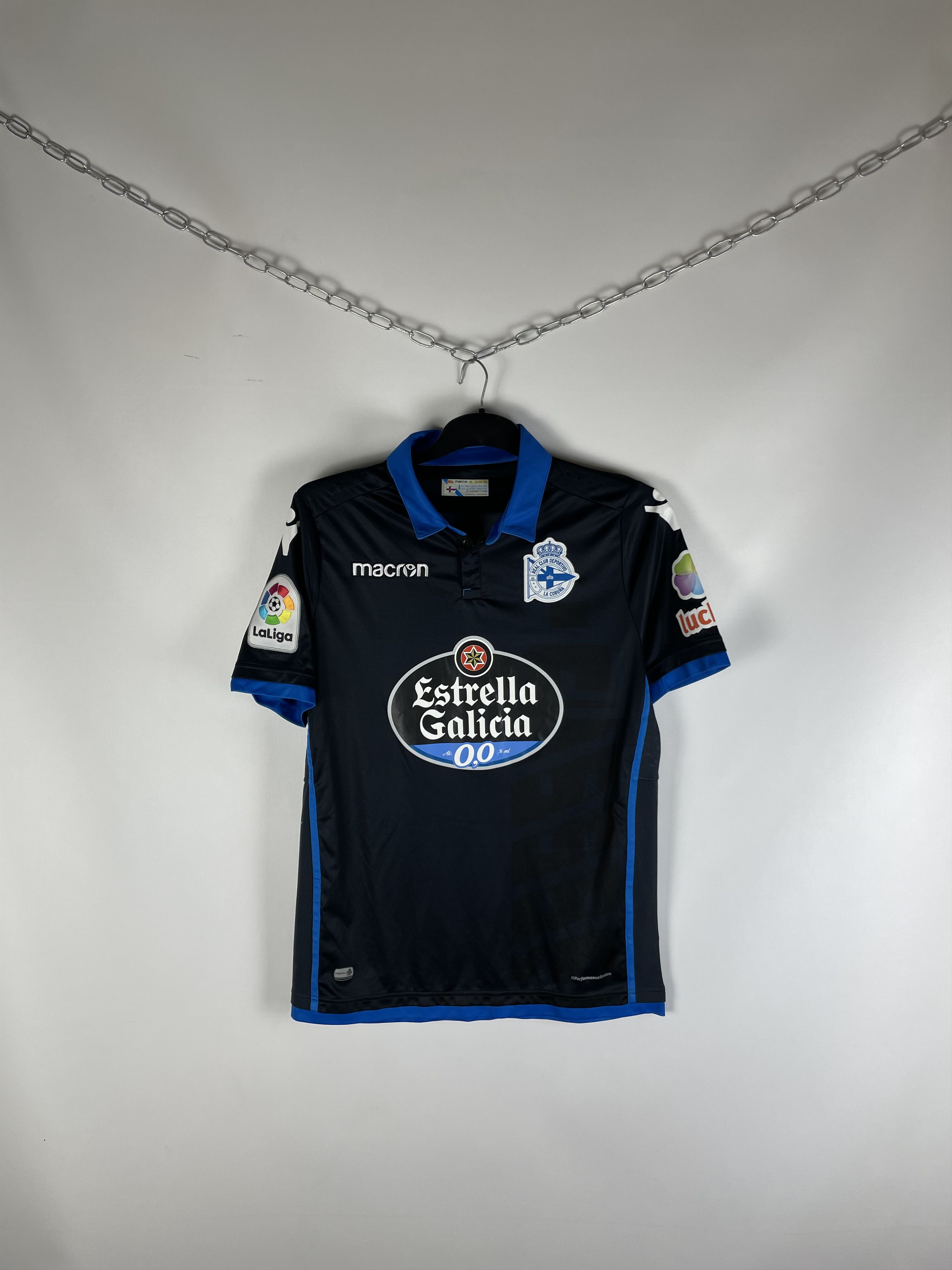 Macron Macron Real Deportivo La Coruna Jersey Shirt 24 Schar Size US M / EU 48-50 / 2 - 1 Thumbnail