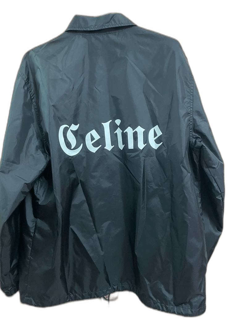 Celine Celine Logo Short Sleeve Jacket Coat-yf Size US L / EU 52-54 / 3 - 1 Thumbnail