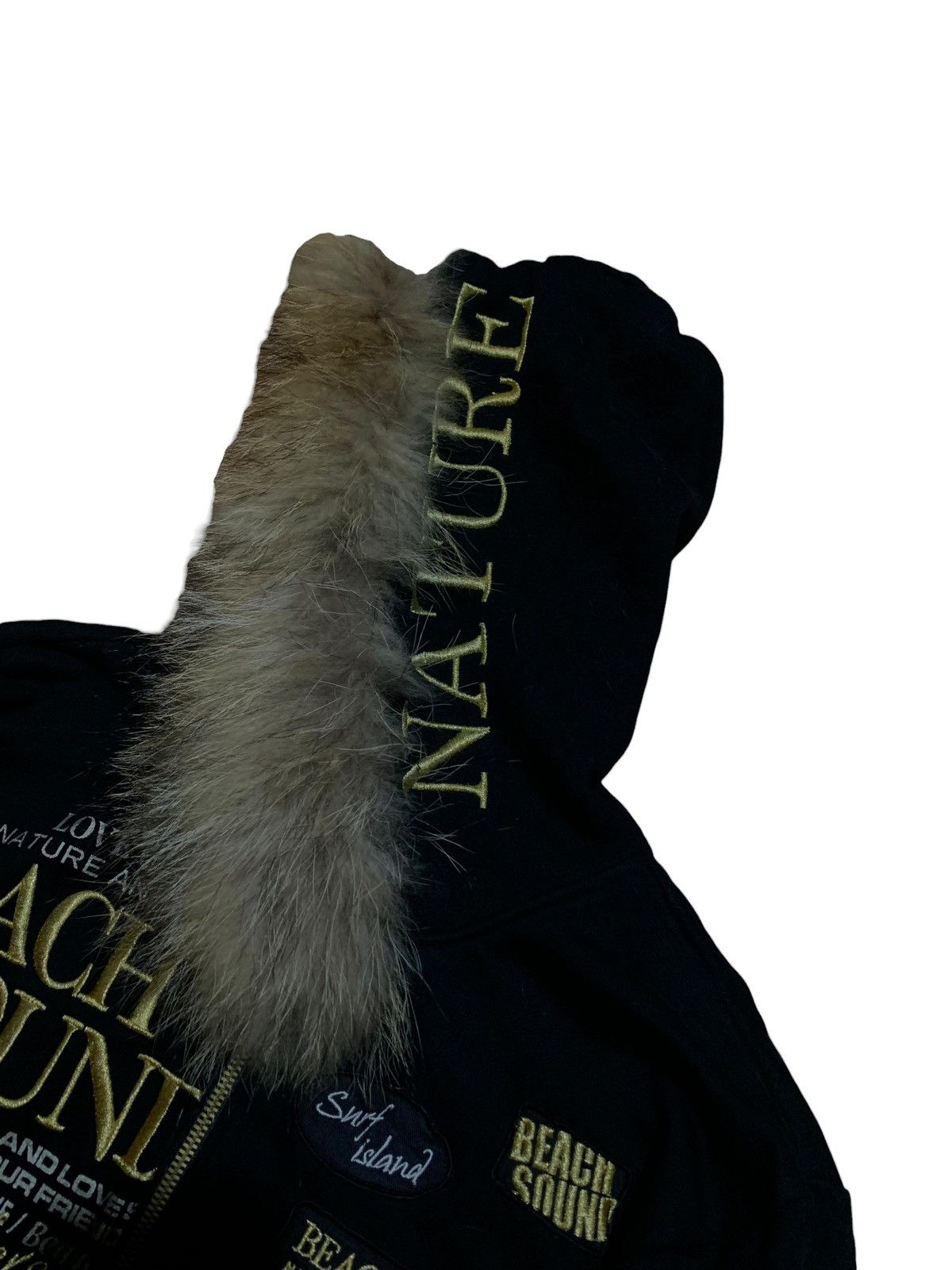 If Six Was Nine Beach Sounds poem punk rock fur hoodie if6was9 LgB style Size US L / EU 52-54 / 3 - 9 Thumbnail