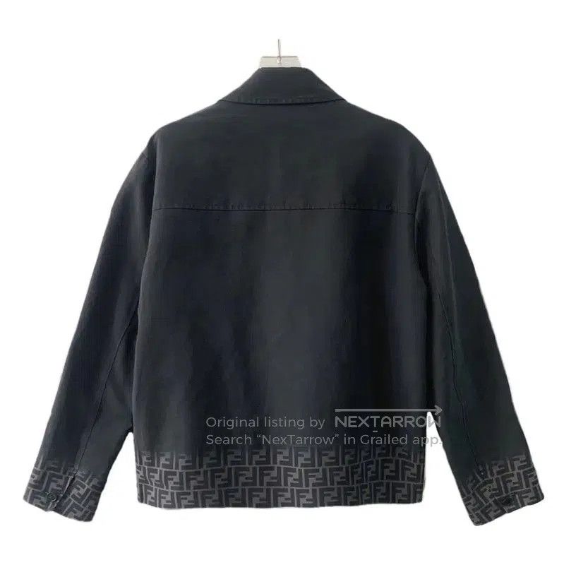 Fendi Fendi Black Cotton Men's Jacket . Size US S / EU 44-46 / 1 - 2 Thumbnail