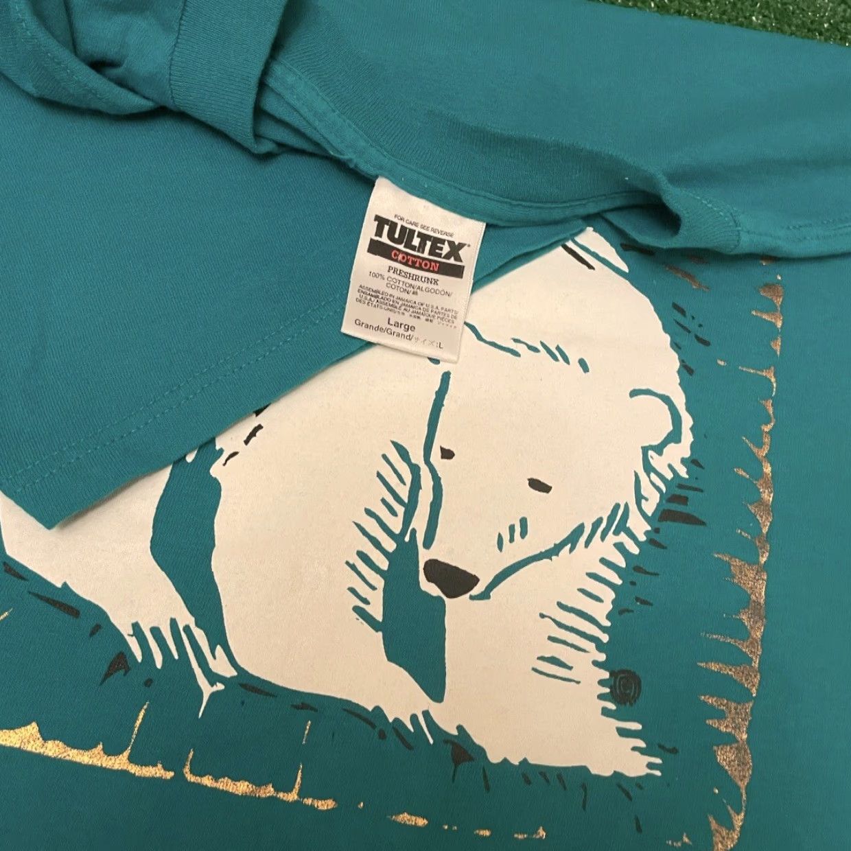 Vintage VINTAGE Sea World Polar Bear 90s Extinct Theme Park VTG Shirt L Mens Blue Short Sleeve Size US L / EU 52-54 / 3 - 2 Thumbnail
