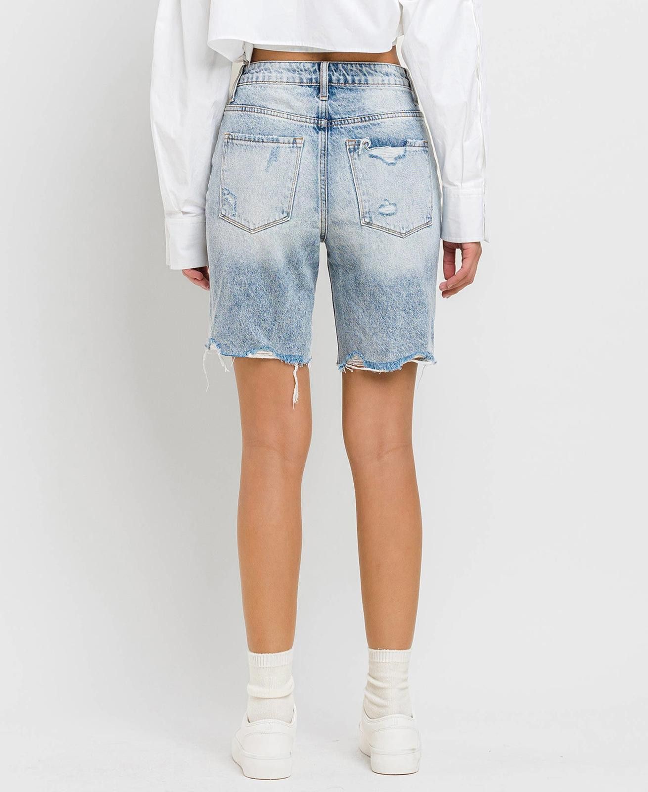 Other Super High Rise Bermuda Shorts Vervet by Flying Monkey Size 26" / US 2 / IT 38 - 12 Thumbnail