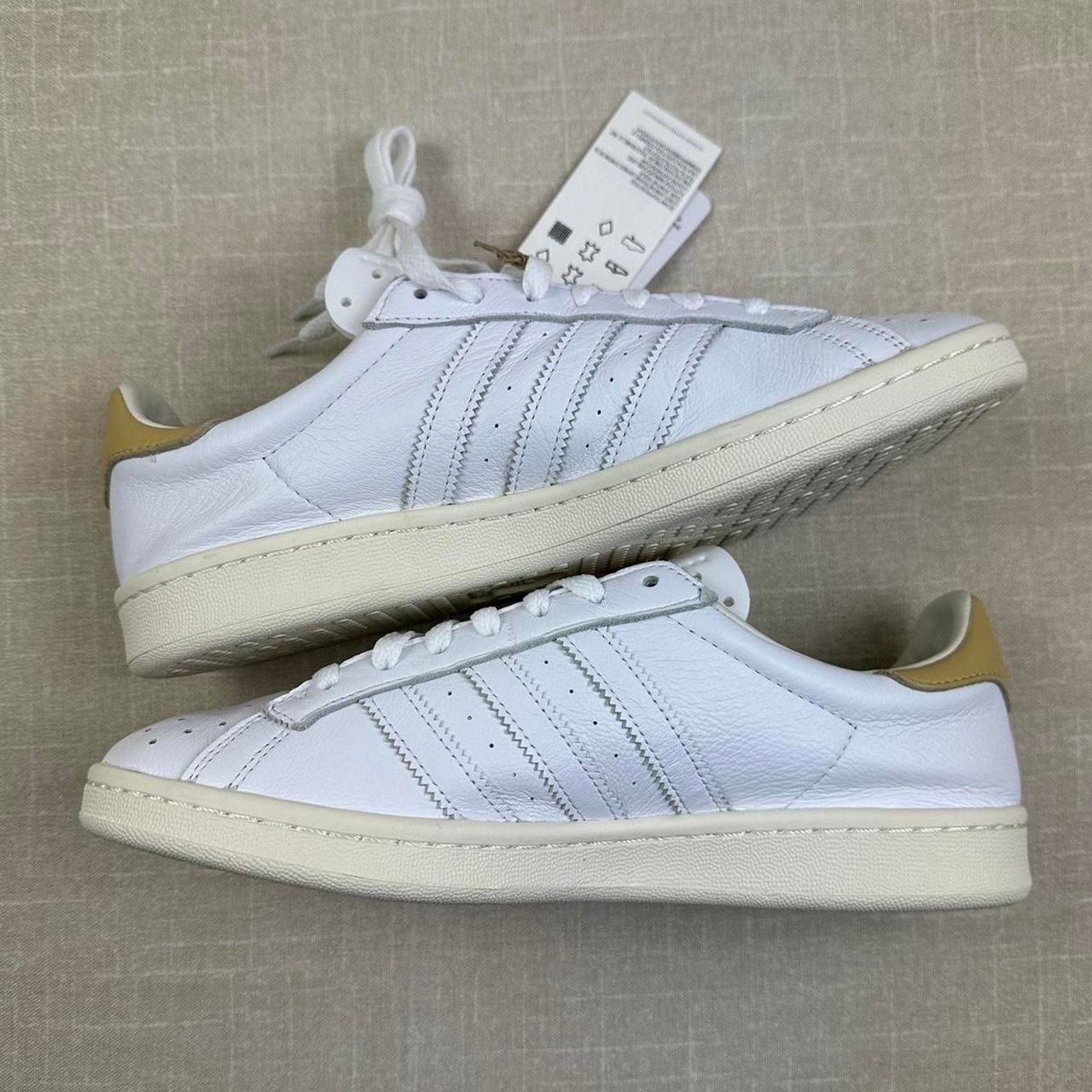 Adidas 2021 Adidas Earlham Leather "White Gold" Size US 9 / IT 39 - 4 Thumbnail