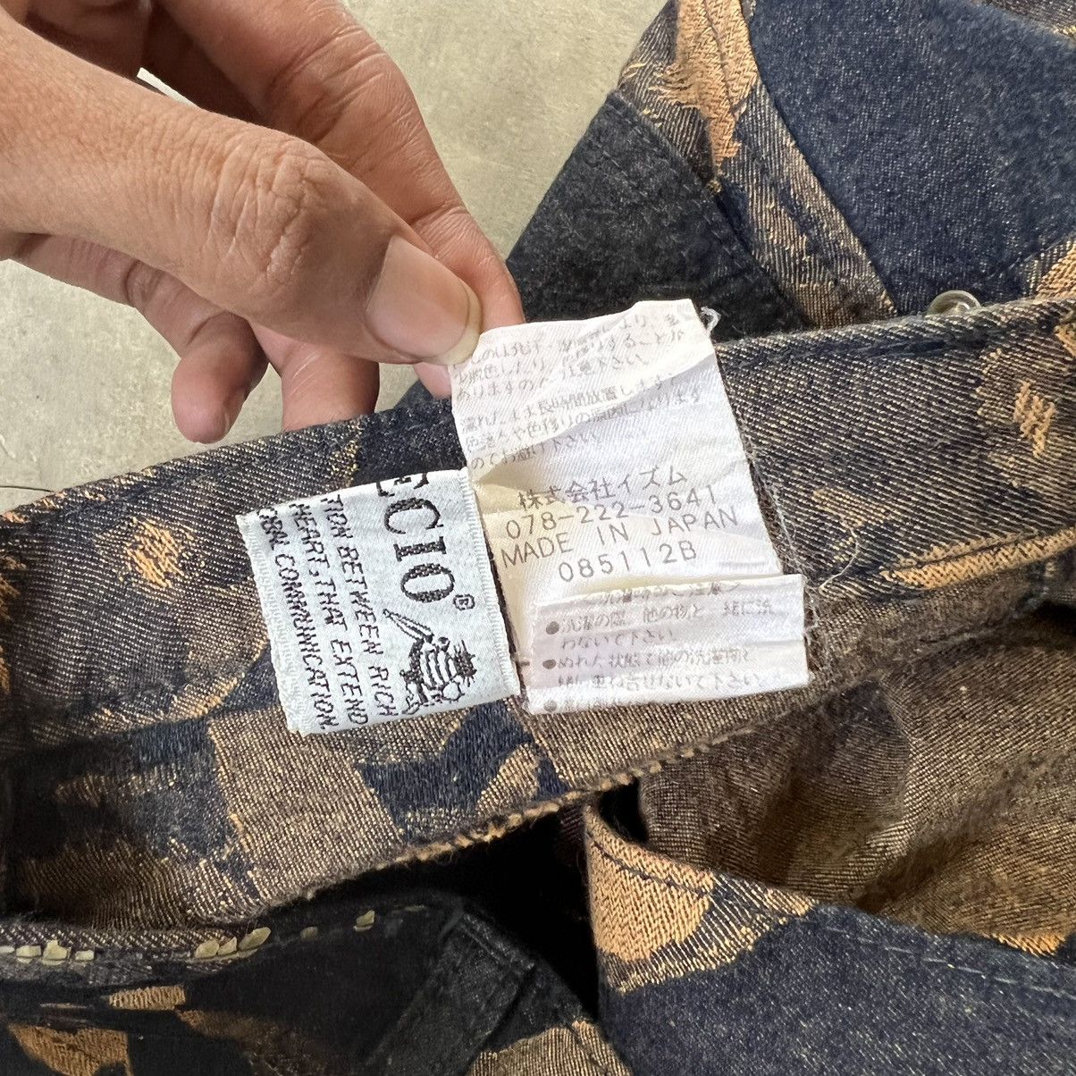 Japanese Brand Vintage Japanese Aetecio JPG Style Dog Printed Denim Pants Size US 27 - 8 Thumbnail