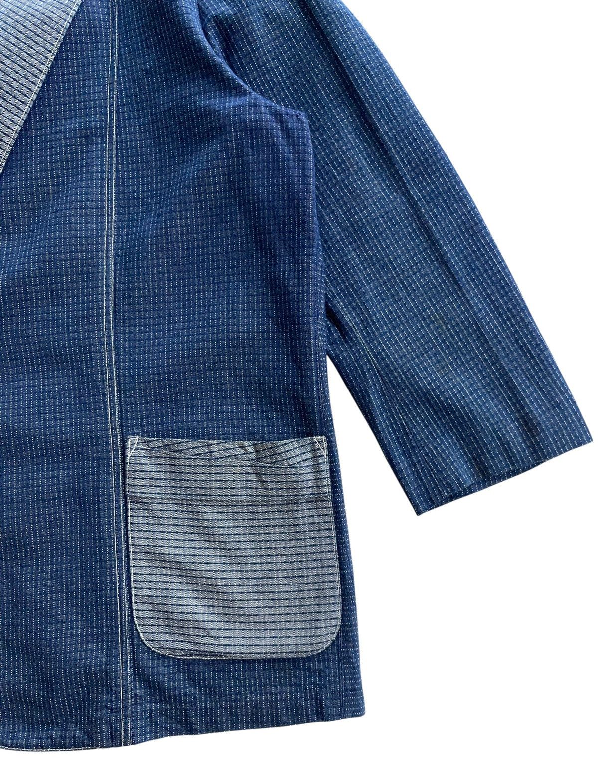 Japanese Brand MuuSan63 Japan Indigo Worker Chore Jacket Size US XL / EU 56 / 4 - 7 Thumbnail