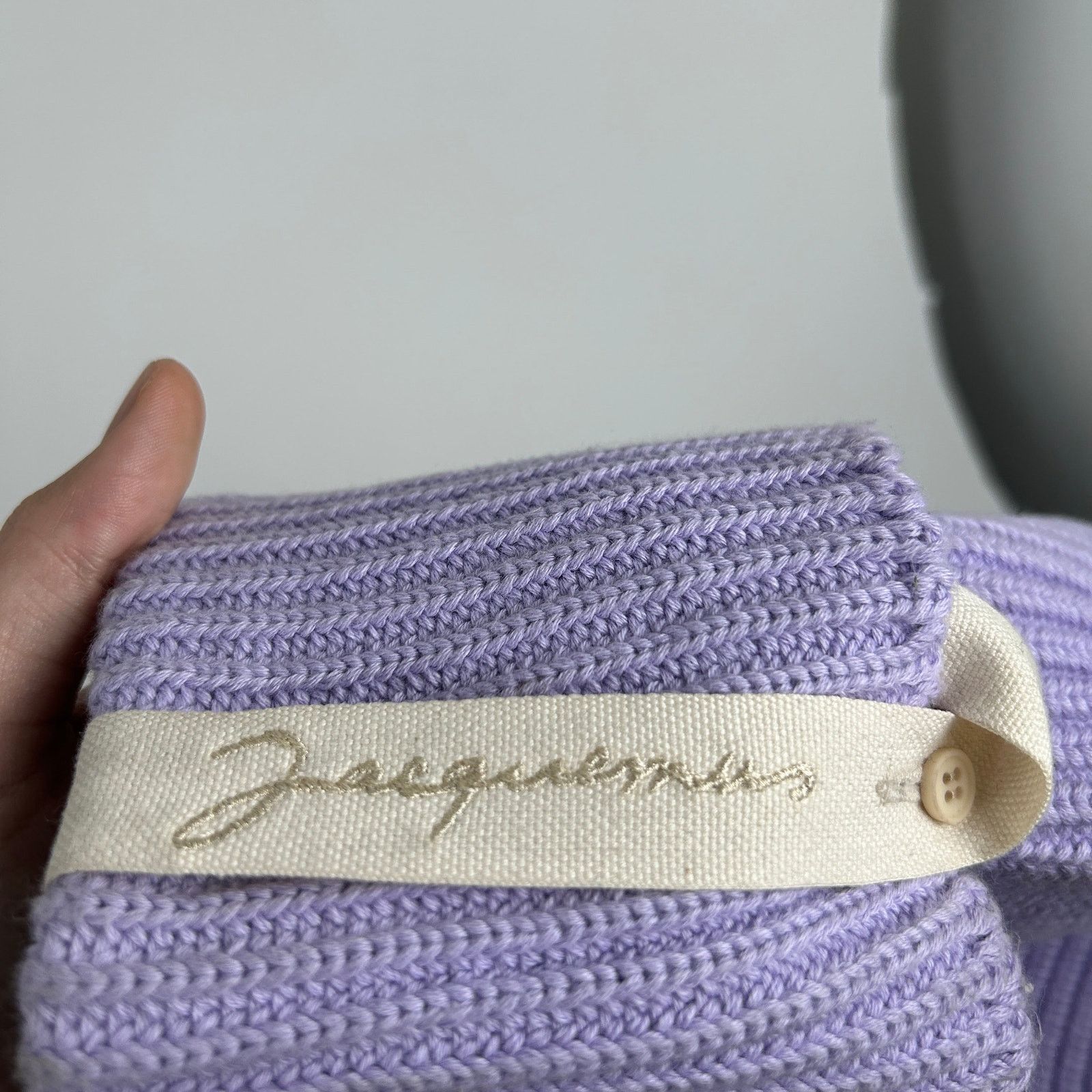 Jacquemus Jacquemus Knit Purple Beanie Size ONE SIZE - 4 Thumbnail