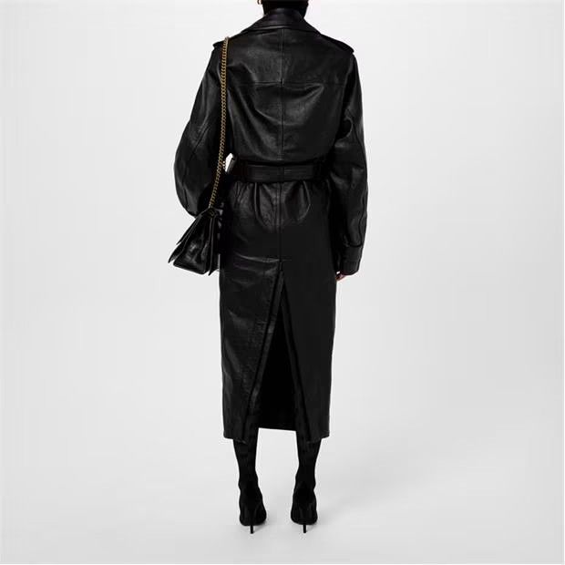 Balenciaga o1g2r1mq0924 Coats in Black Size S / US 4 / IT 40 - 4 Thumbnail