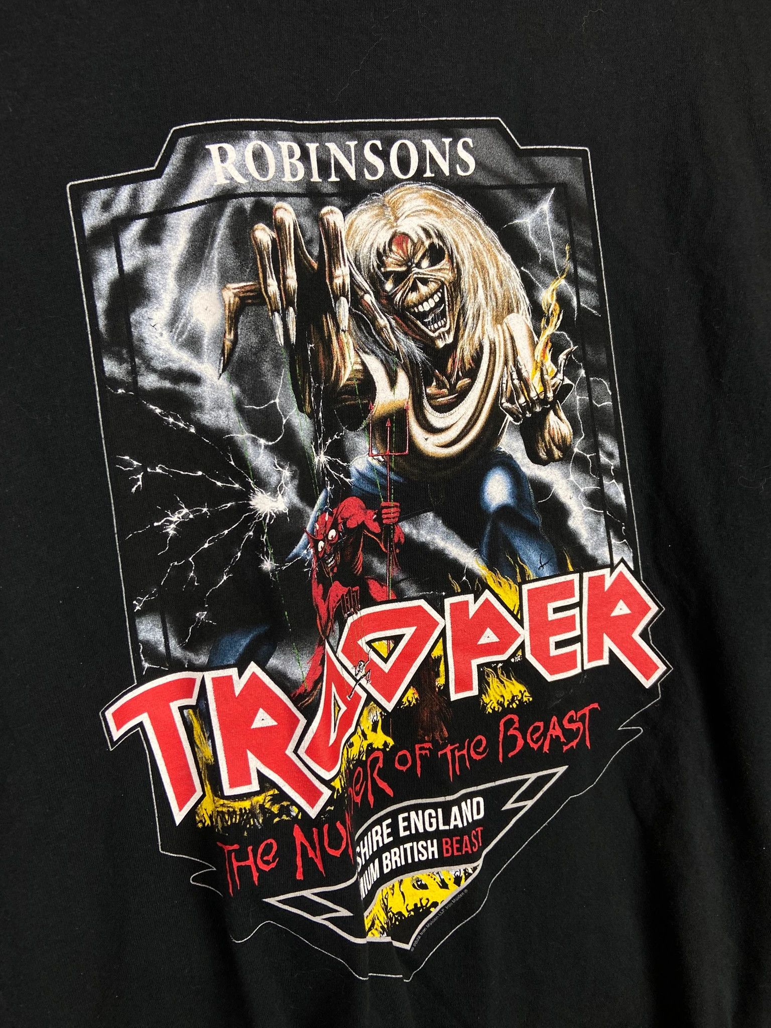 Band Tees Iron Maiden “Trooper” Tee / The Number of the Beast / XL Size US XL / EU 56 / 4 - 2 Thumbnail
