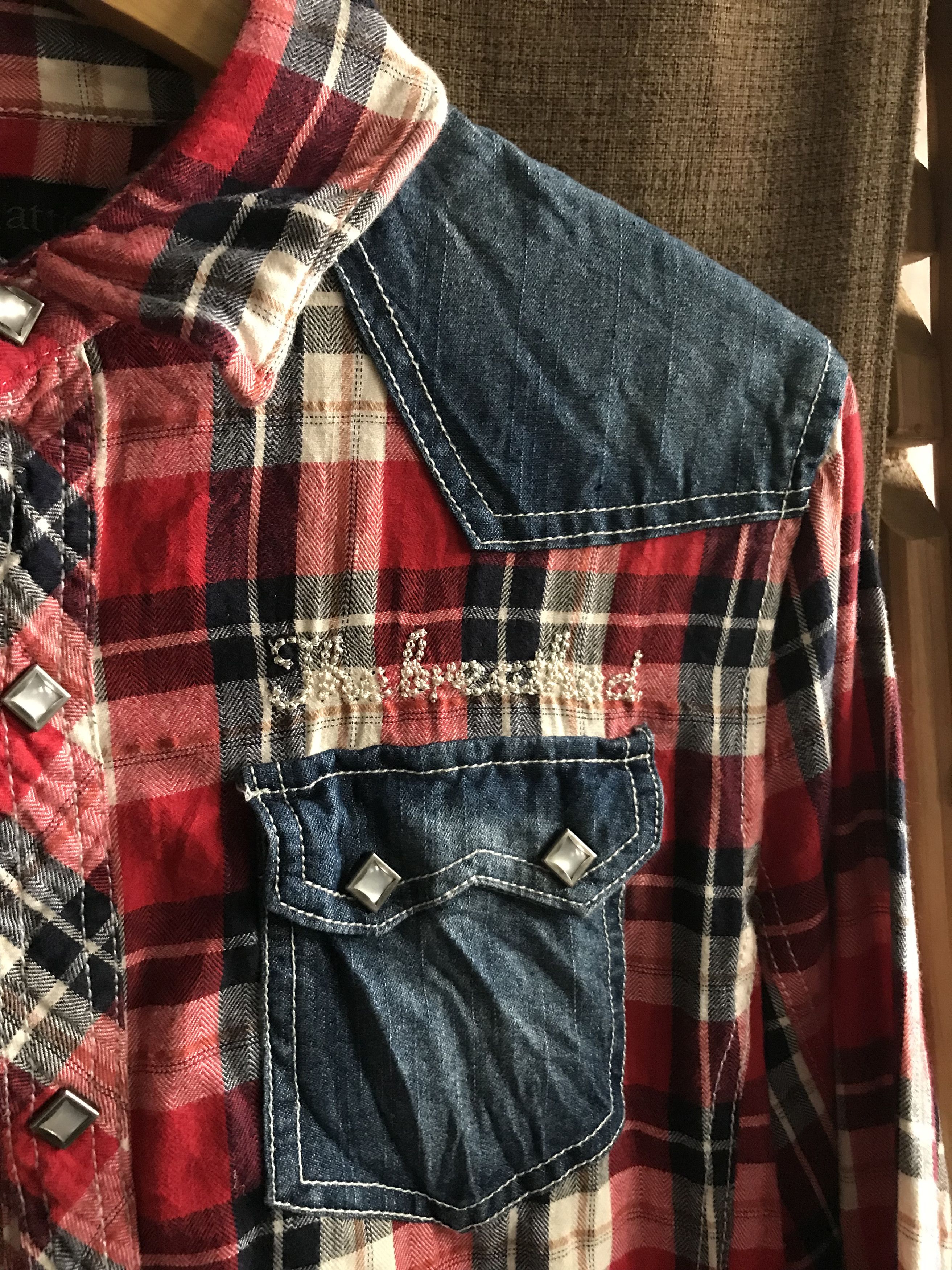 Hysteric Glamour In The Attic Embroidered Western Shirt Size US M / EU 48-50 / 2 - 3 Thumbnail