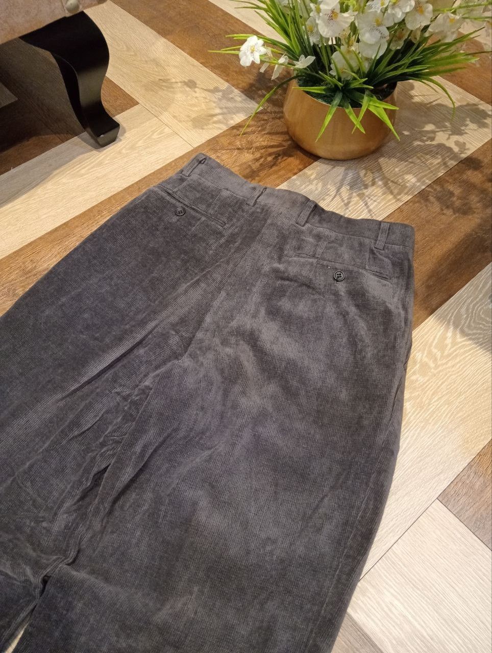 Lanvin VINTAGE LANVIN PARIS BAGGY CORDUROY PANTS Size US 29 - 8 Thumbnail