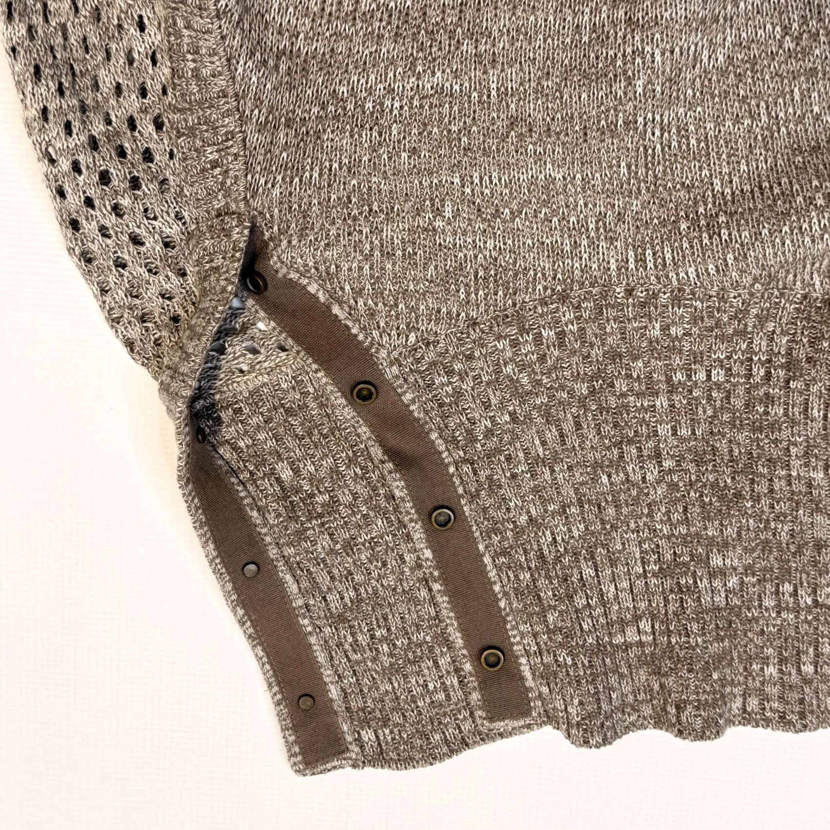 Prana prAna Sweater Dress Womens M Beige Marled Cowl Neck Long Sleeve Pockets Knit Size M / US 6-8 / IT 42-44 - 5 Thumbnail