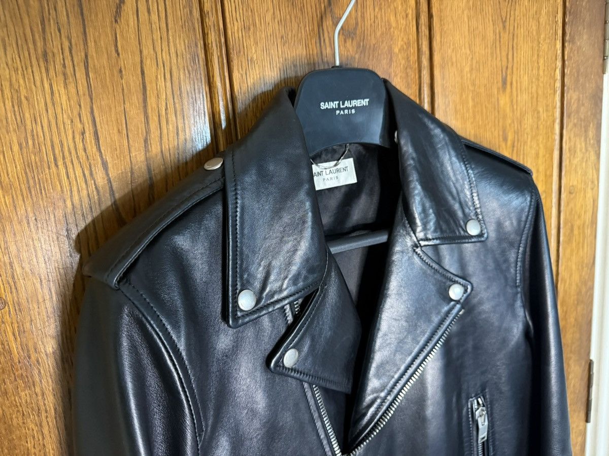 Saint Laurent Paris FW13 Holy Grail Saint Laurent L01 biker leather jacket 46 Size US S / EU 44-46 / 1 - 13 Thumbnail
