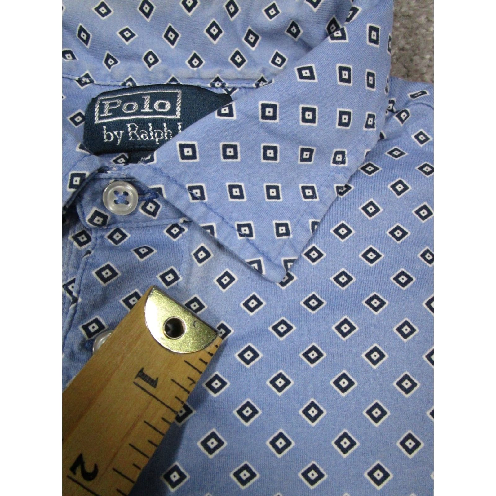 Polo Ralph Lauren Polo Ralph Lauren Polo Shirt Mens Large Blue White Cotton Golf Brand Polo Shirt Mens Large Blue White Cotton Golf Size US L / EU 52-54 / 3 - 5 Thumbnail