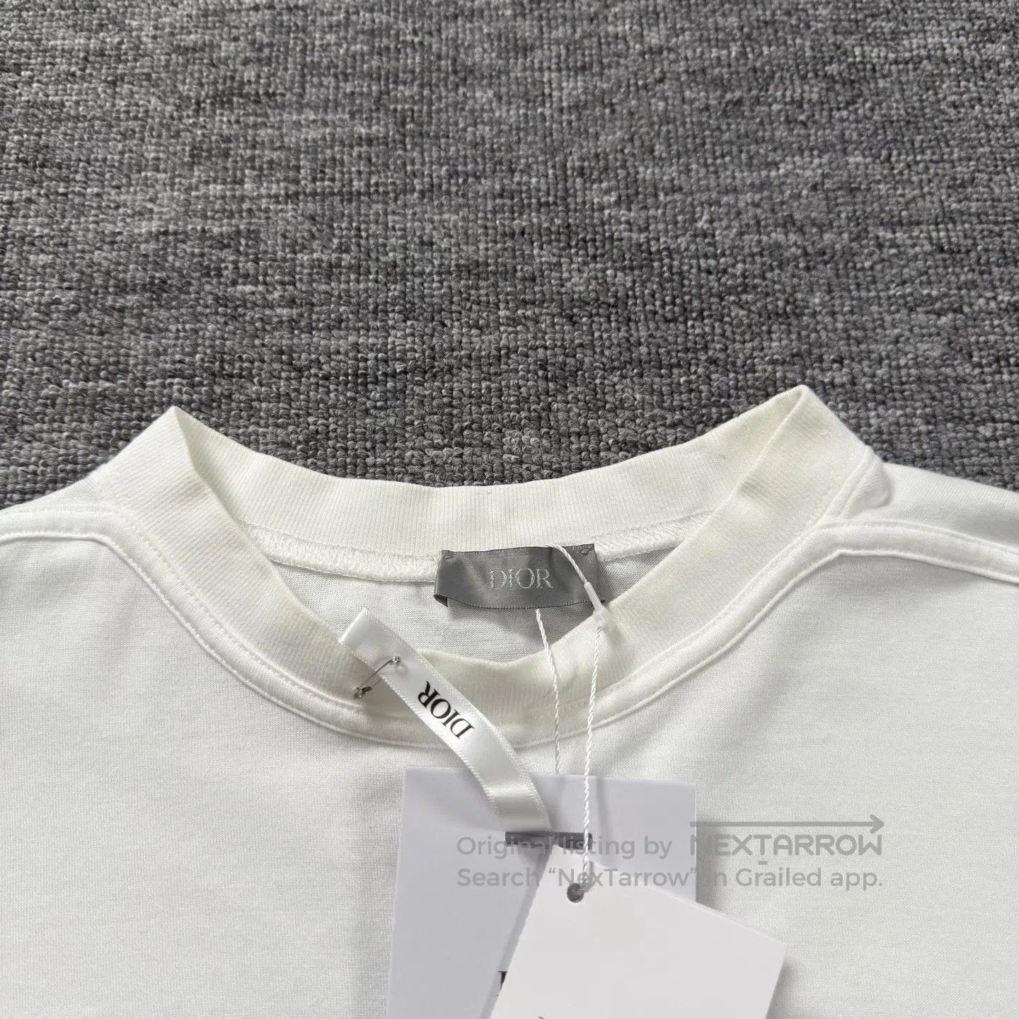 Dior Dior White Stamp Embroidery Short Sleeve. Size US S / EU 44-46 / 1 - 3 Thumbnail