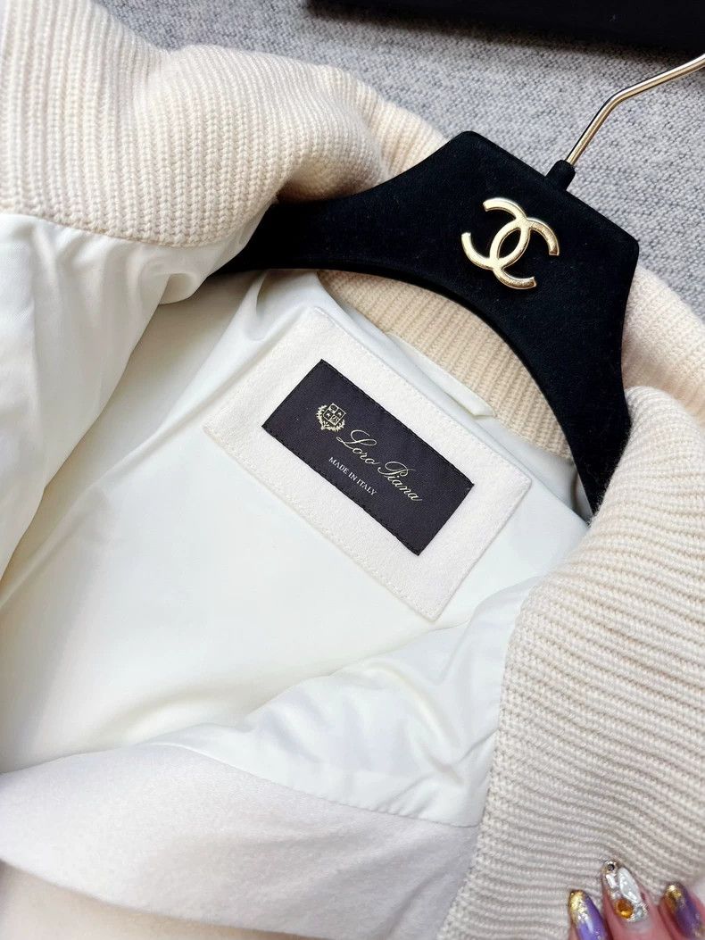 Loro Piana LORO PIANA White cashmere down jacket Size S / US 4 / IT 40 - 4 Thumbnail