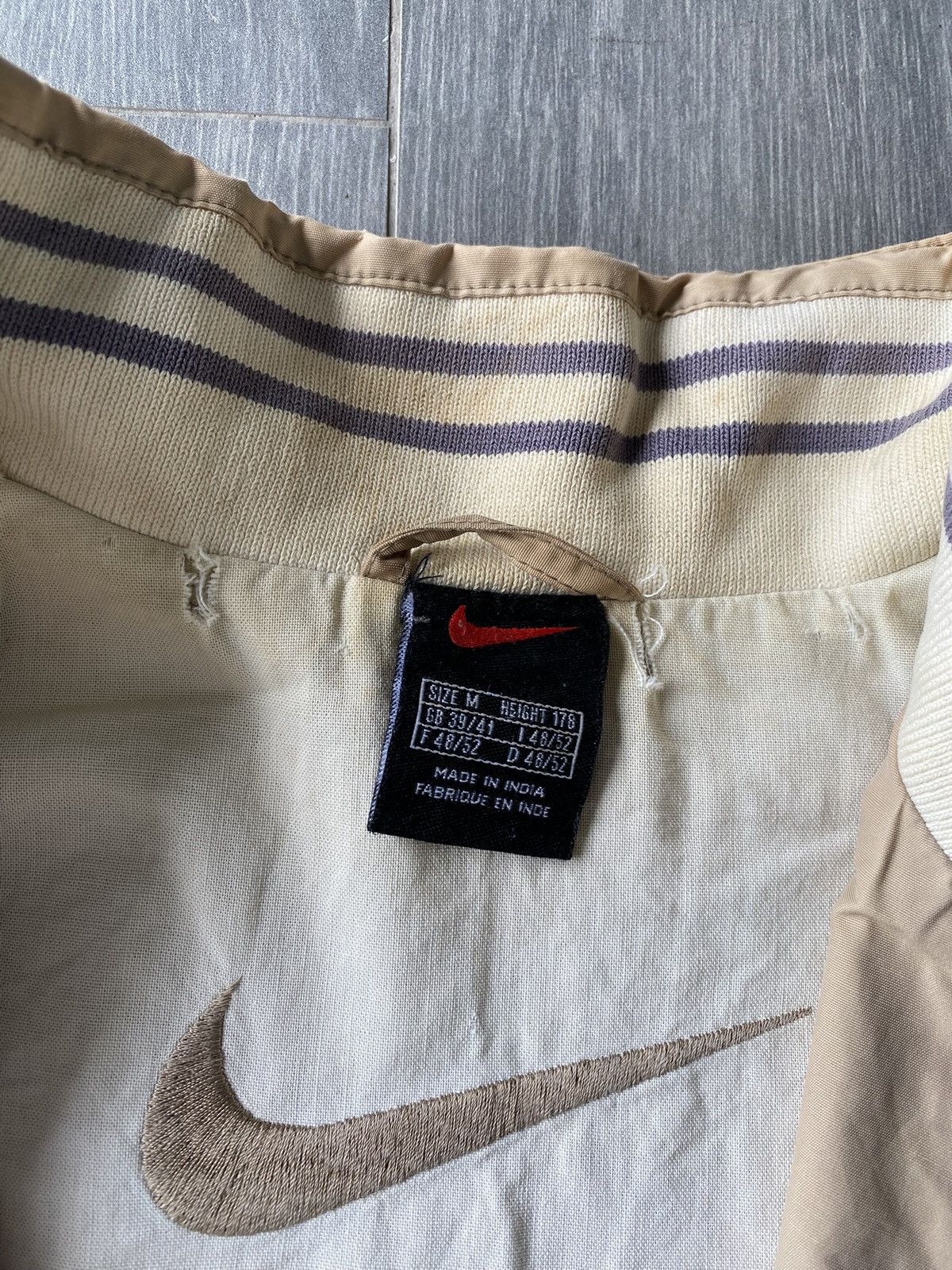 Nike × Vintage Vintage 90’s Nike Spell Out Embroidered Jacket Size US M / EU 48-50 / 2 - 6 Thumbnail
