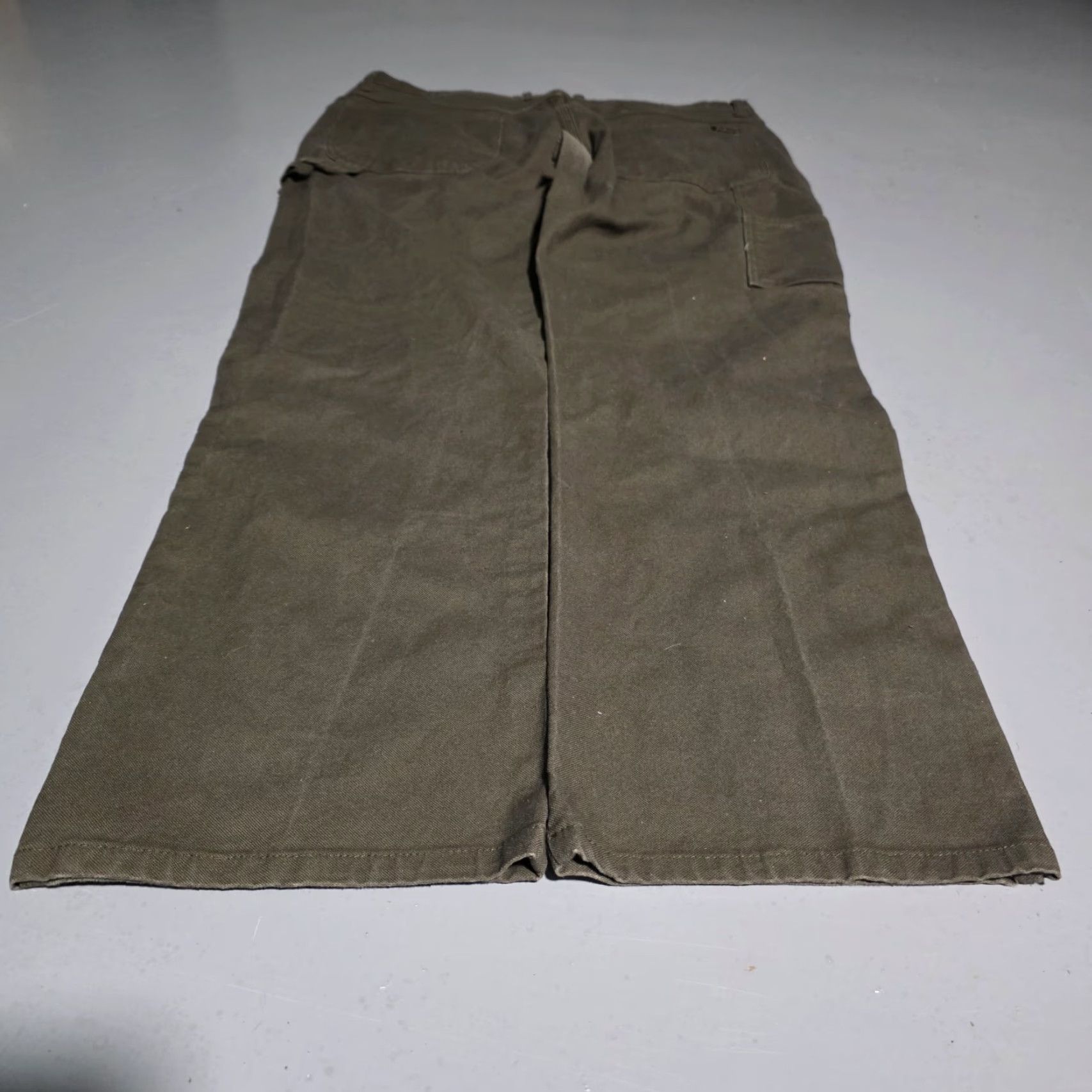 Dickies VINTAGE Dickies Carpenter Pants Mens 38x32 Brown Canvas Workwear Baggy Skater 90s/2000s Mens Size US 38 / EU 54 - 3 Thumbnail