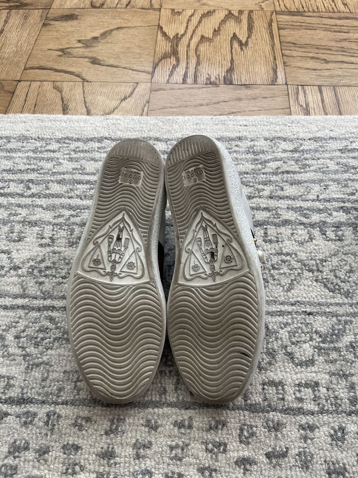 Gucci Gucci Ace Pearl Spike Sneakers Size US 8 / IT 38 - 5 Thumbnail