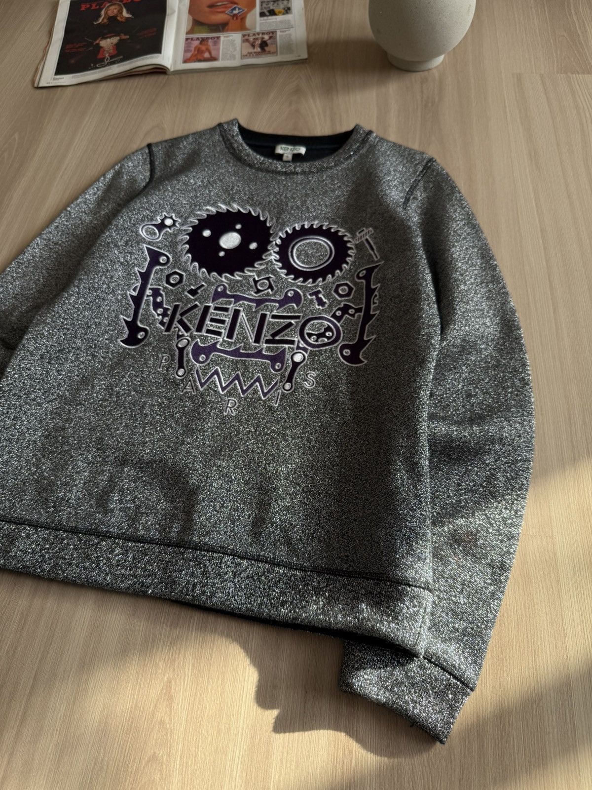 Kenzo Vintage RARE Kenzo Embroidered Monster Sweatshirt 90s Size S / US 4 / IT 40 - 3 Thumbnail