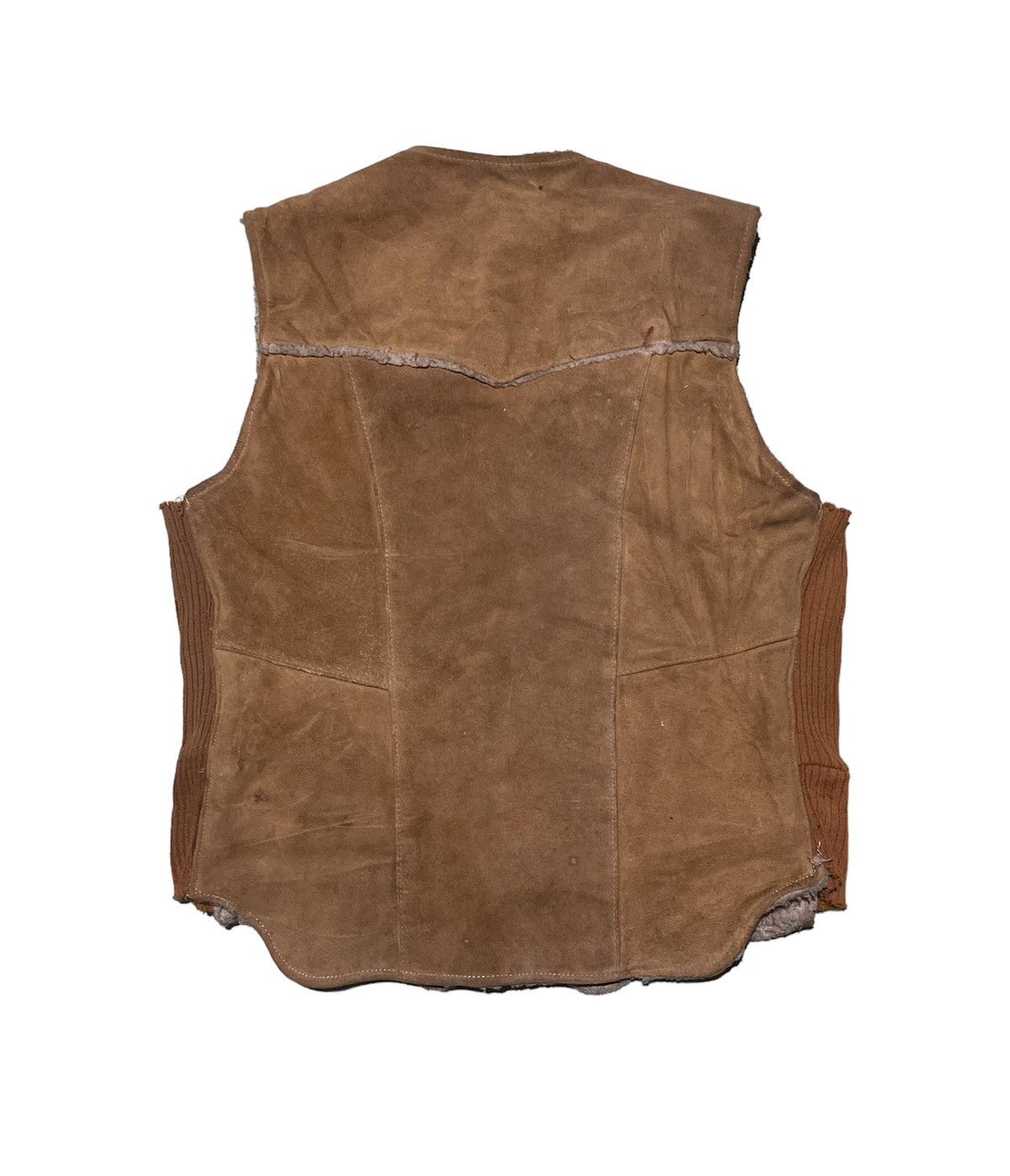 Leather VINTAGE CRESCO LEATHER BIKER VEST JACKET Size US M / EU 48-50 / 2 - 2 Thumbnail