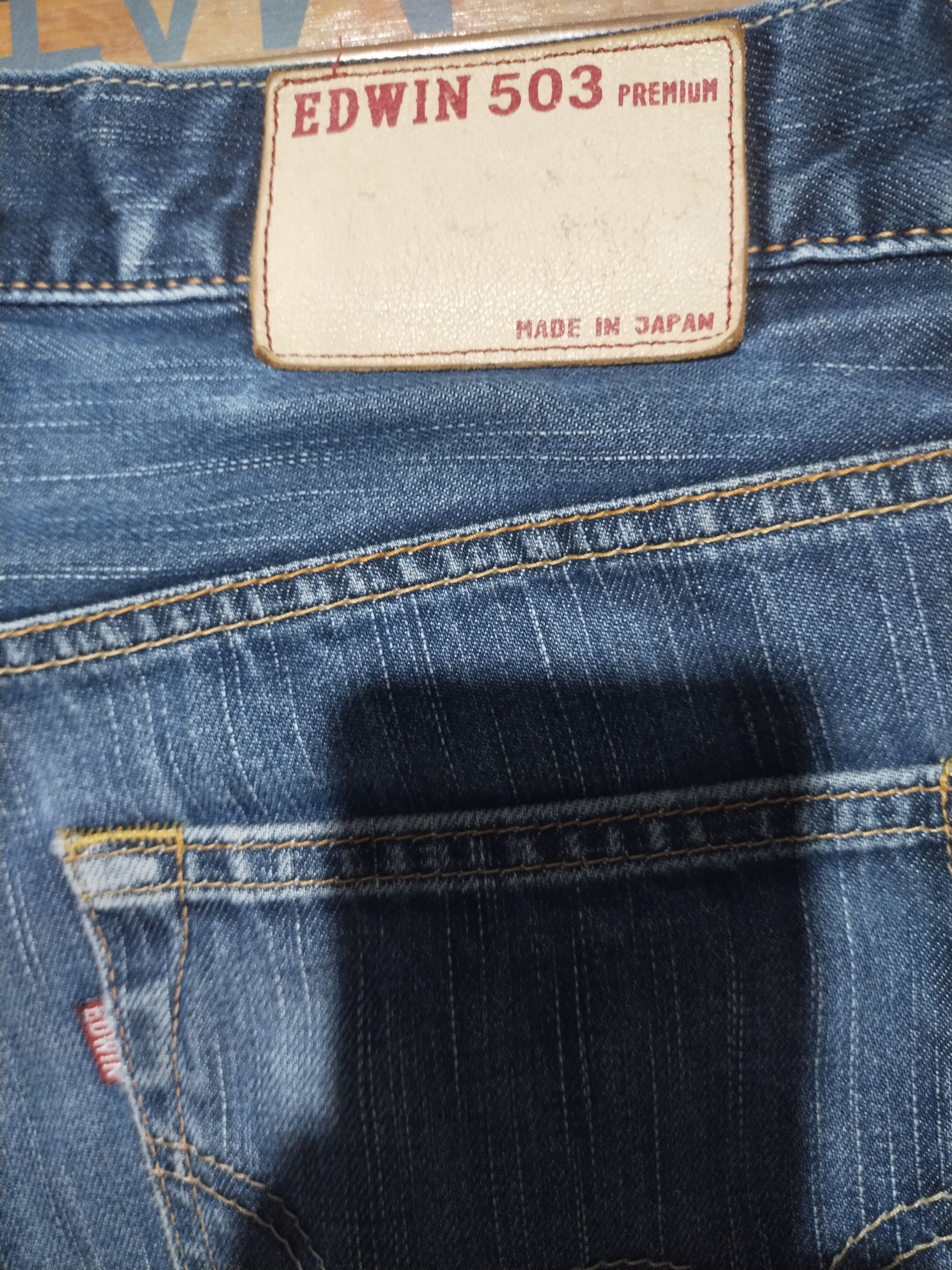 Edwin × Japanese Brand × Vintage Edwin 503 Premiun Sz 32" Size US 32 / EU 48 - 11 Thumbnail