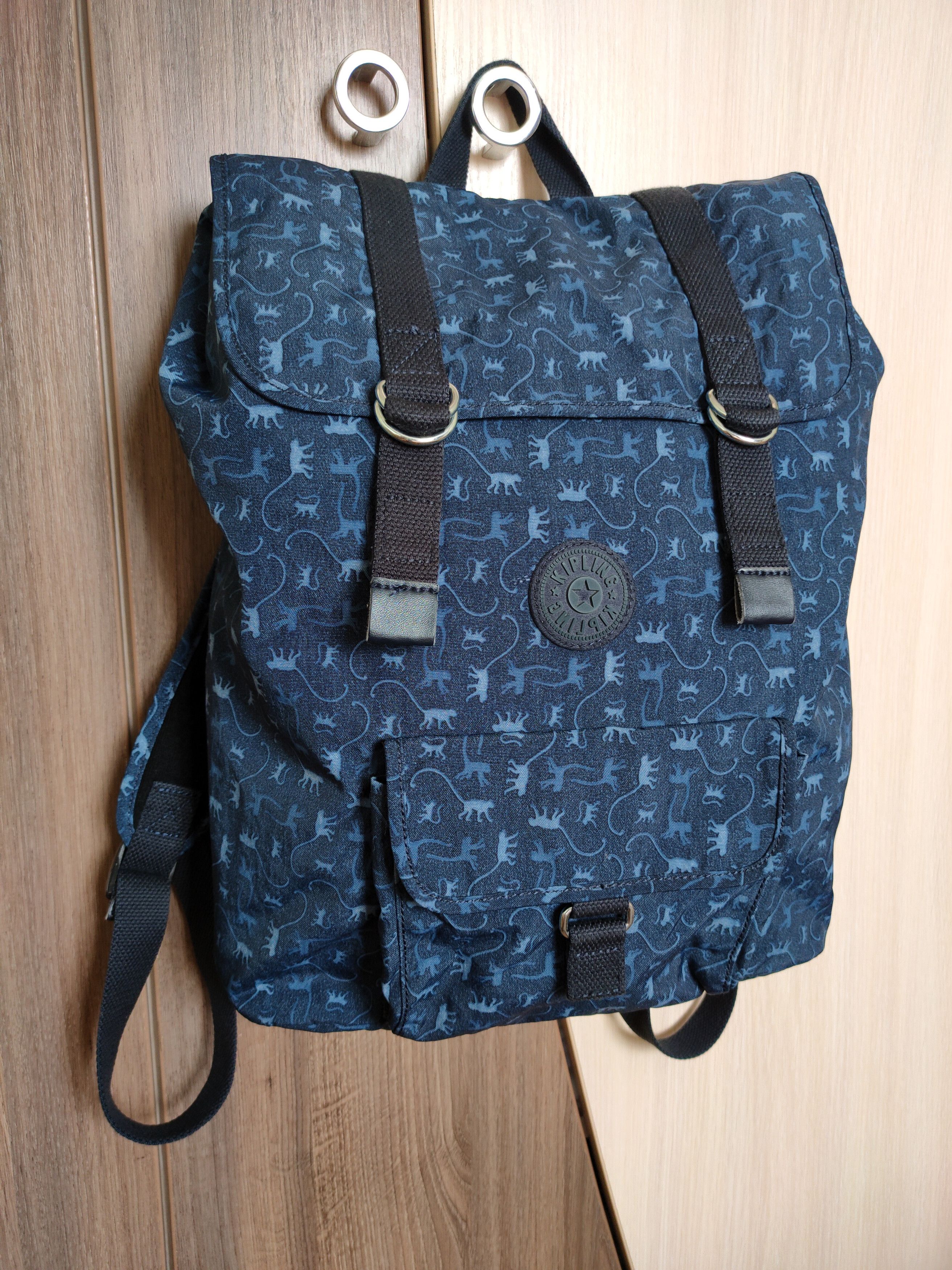 Japanese Brand Kipling Backpack Monogrammed with Monkeys Laptop Backpack Size ONE SIZE - 5 Thumbnail