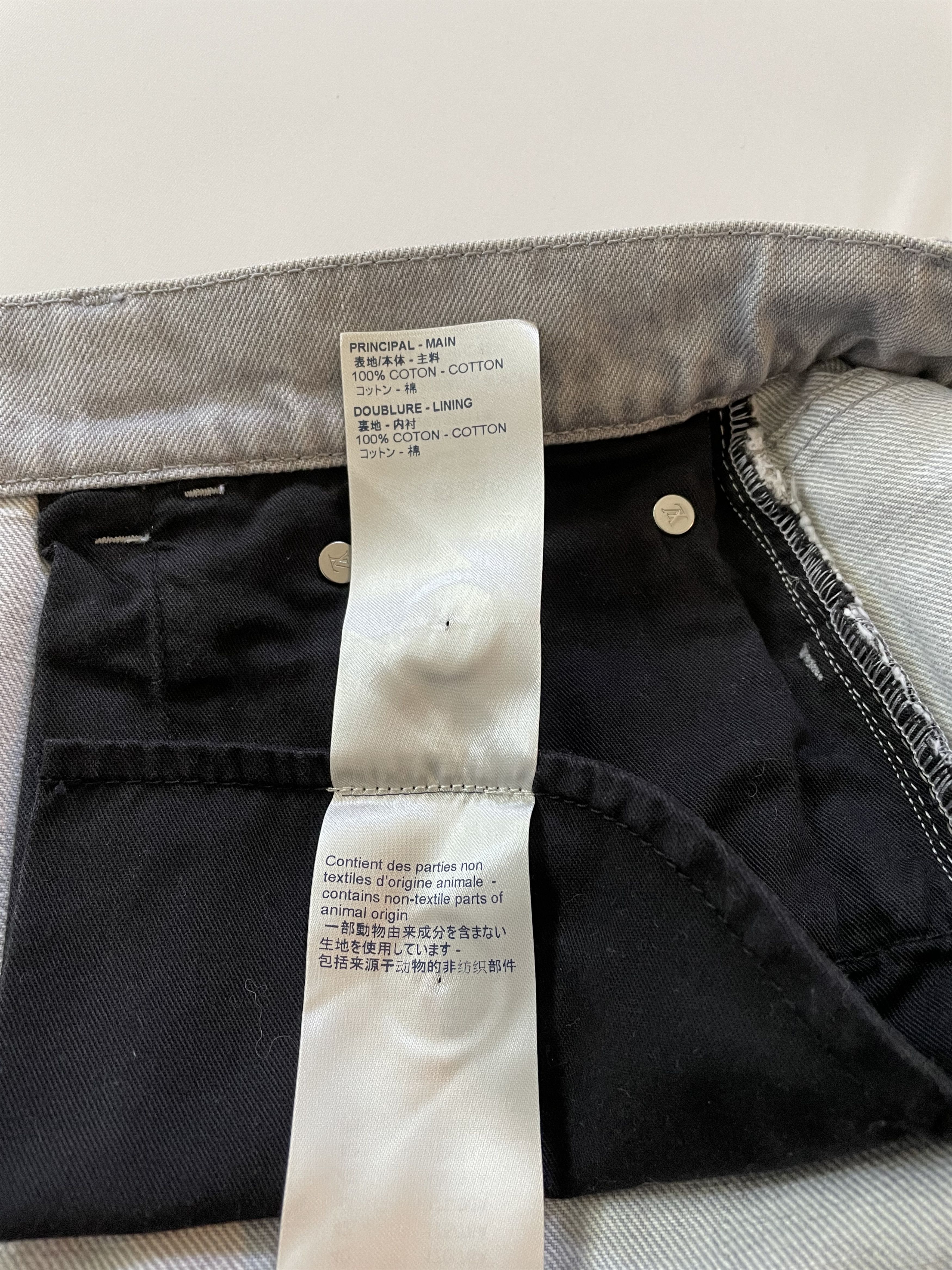 Louis Vuitton Virgil Abloh Era Slim Denim Size US 32 / EU 48 - 12 Thumbnail