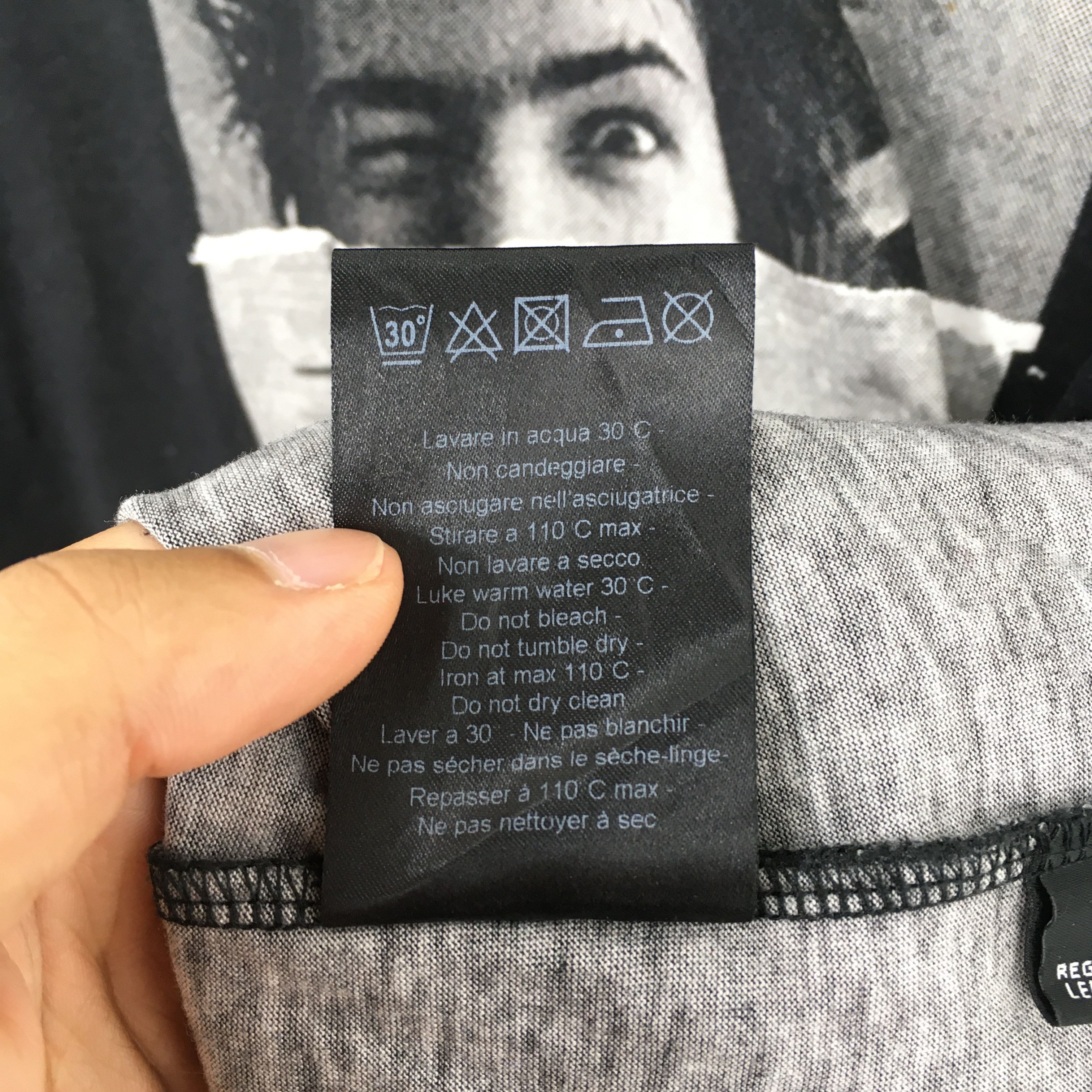 Neil Barrett × Vintage Neil Barrett Sid McQueen Hybrid Mugshot T shirt Medium Size US M / EU 48-50 / 2 - 5 Thumbnail