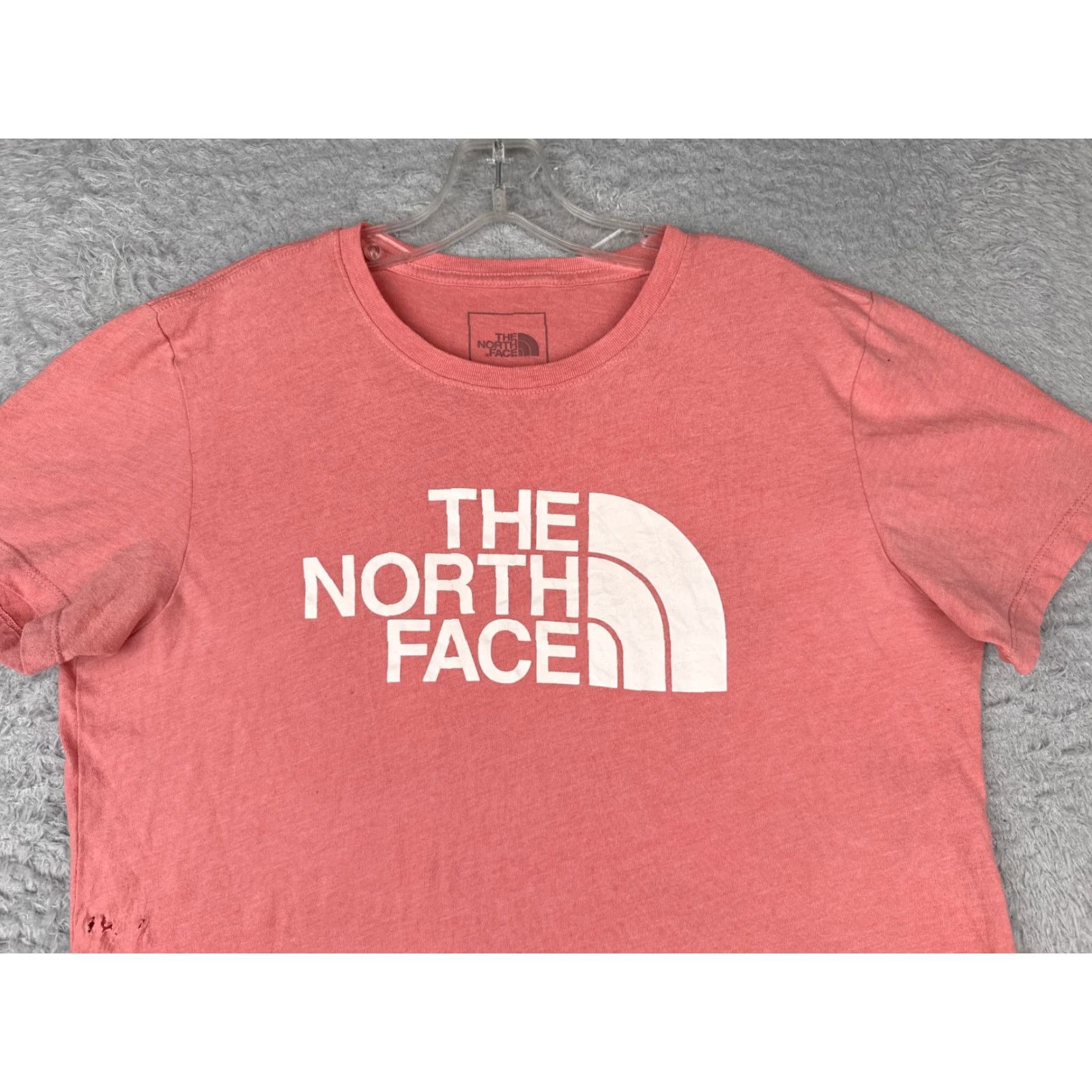 The North Face VINTAGE The North Face Shirt Women M Pink Cotton Blend Crew Neck Short Sleeve READ Size M / US 6-8 / IT 42-44 - 4 Thumbnail
