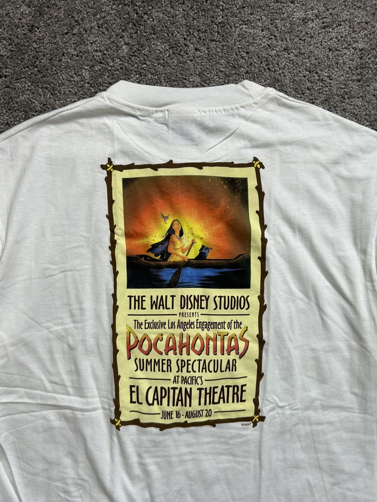 Vintage Vintage 90s Disney Pocahontas Movie Promo Tee Single Stitch Size US XL / EU 56 / 4 - 3 Thumbnail