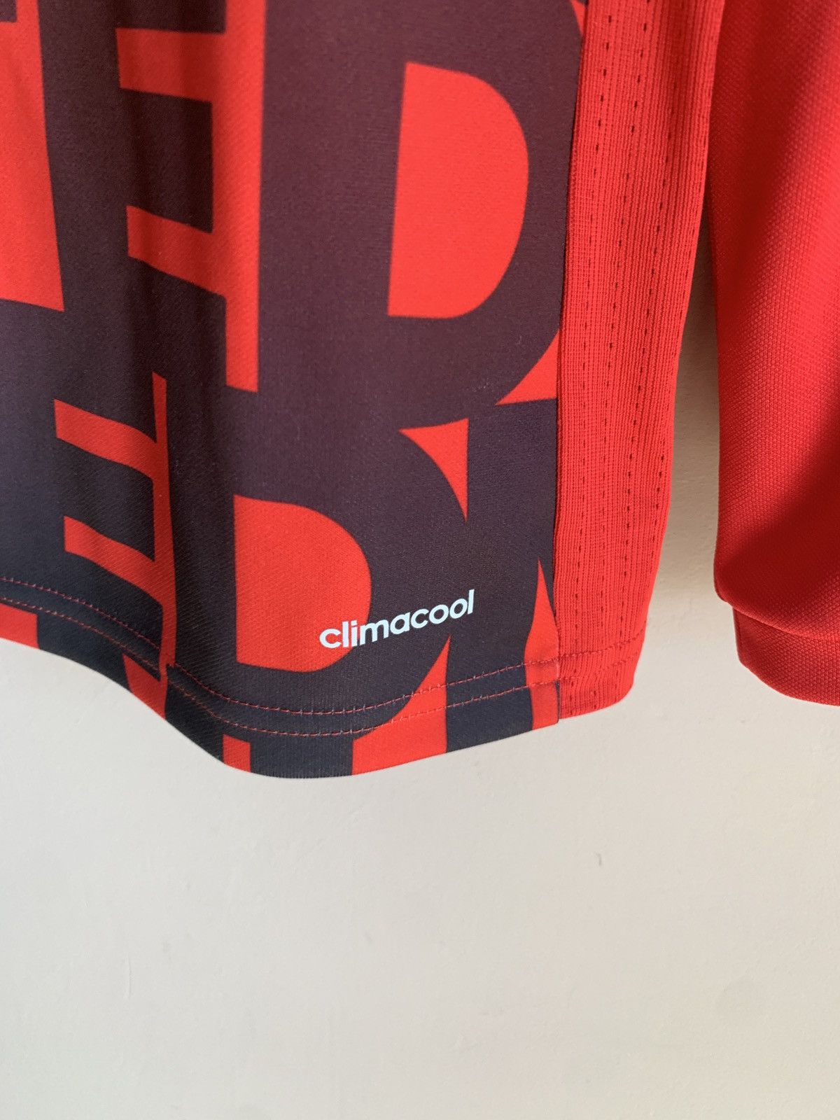 Adidas Manchester United 2015 Football Long Sleeve Shirt Soccer S Size US M / EU 48-50 / 2 - 8 Thumbnail