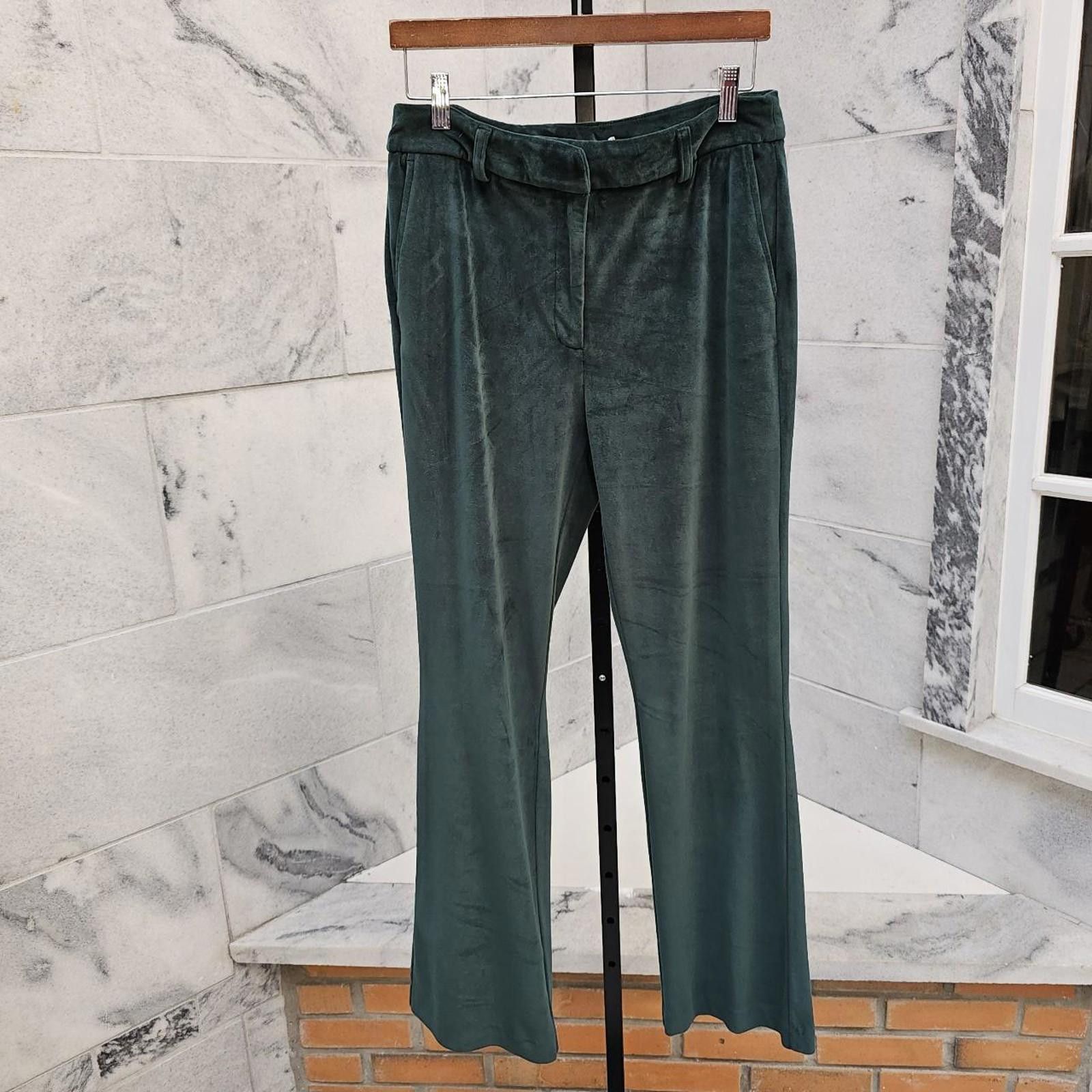 Other Women's Green Velvet Trousers Size 28" / US 6 / IT 42 - 1 Thumbnail