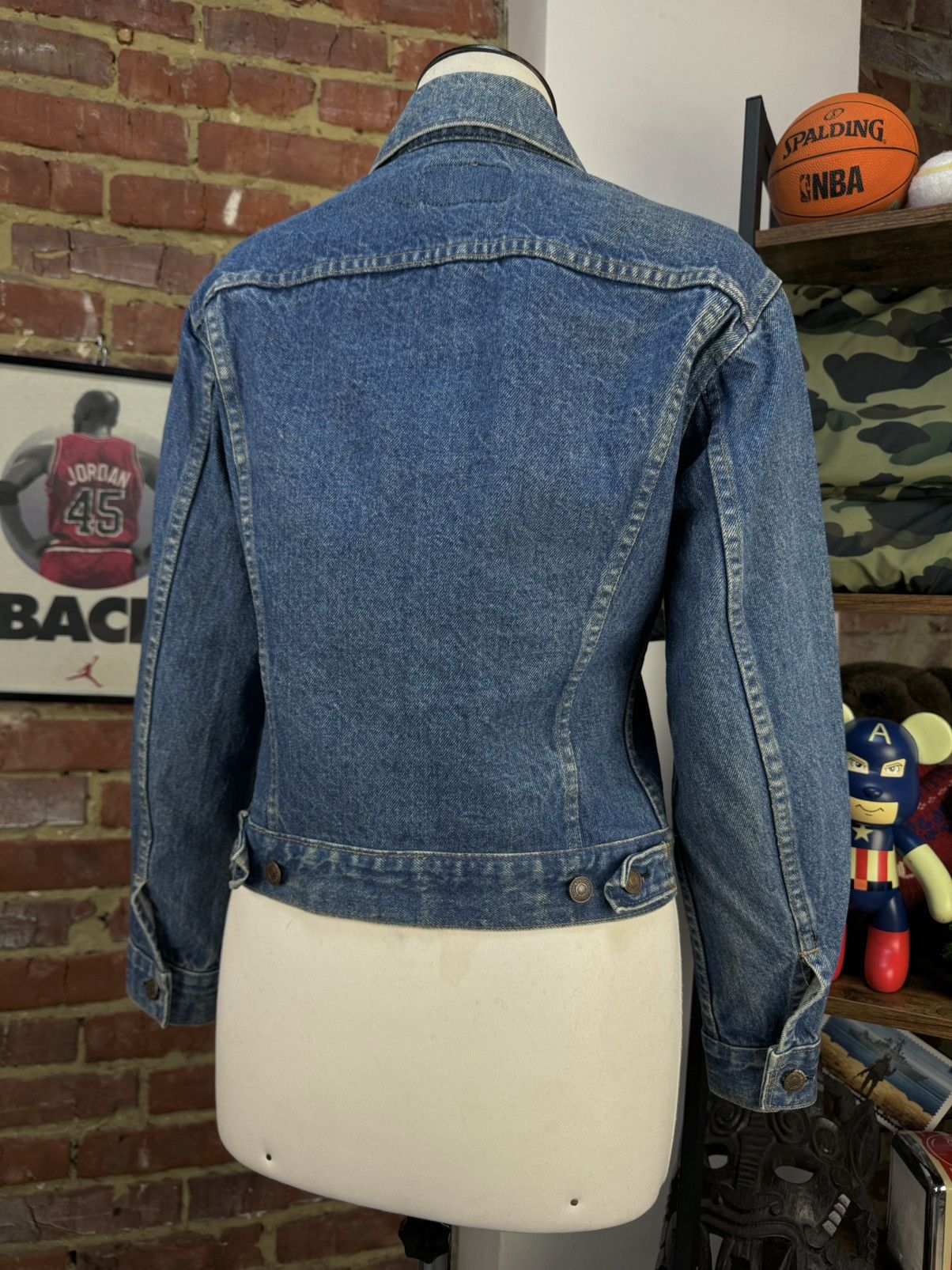 Levi's × Vintage LEVIS Vintage Made in USA Short Jeans Denim Jacket Size S / US 4 / IT 40 - 7 Thumbnail
