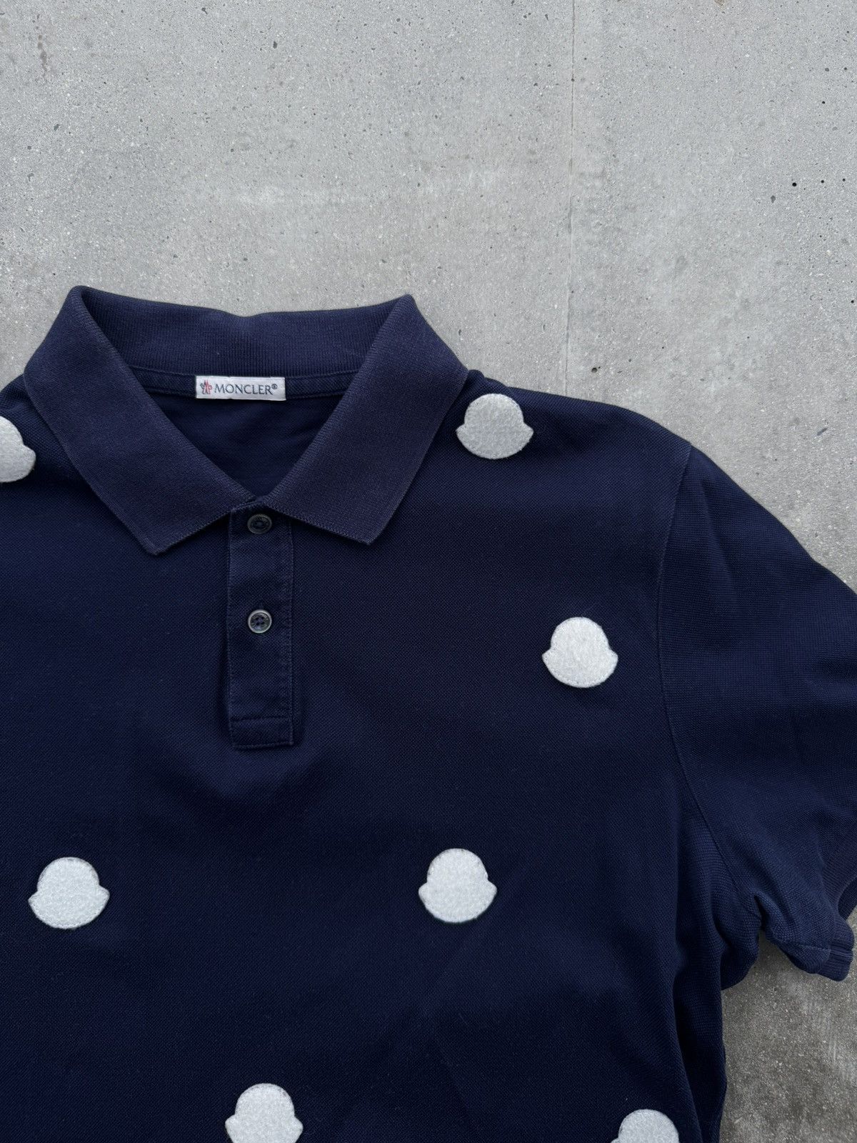 Designer × Moncler × Moncler Grenoble Moncler Multilogo polo t-shirt Size US M / EU 48-50 / 2 - 2 Thumbnail