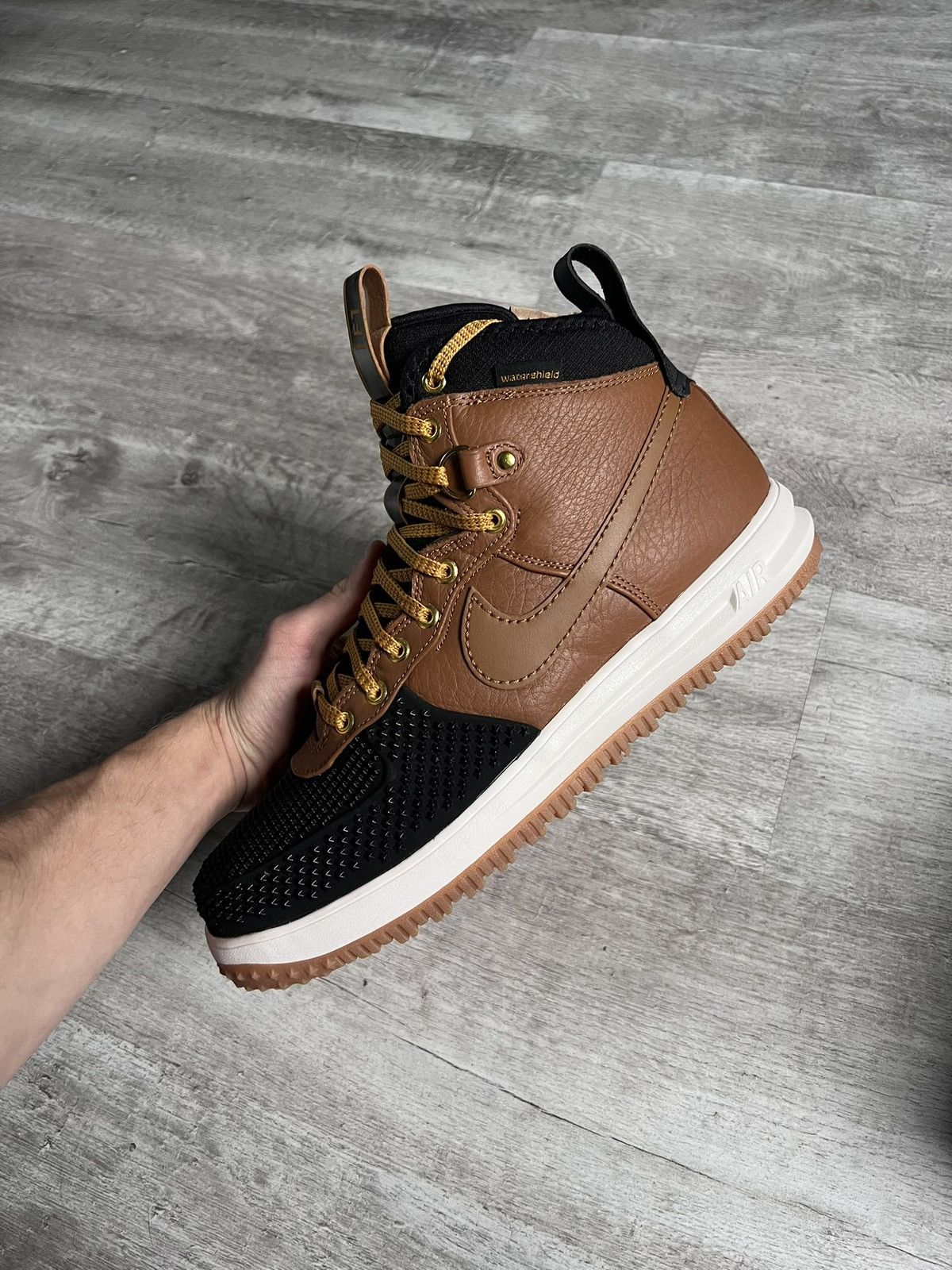 Nike Nike Lunar Force 1 Duckboot Ale Brown Black Size US 13 / EU 46 - 8 Thumbnail